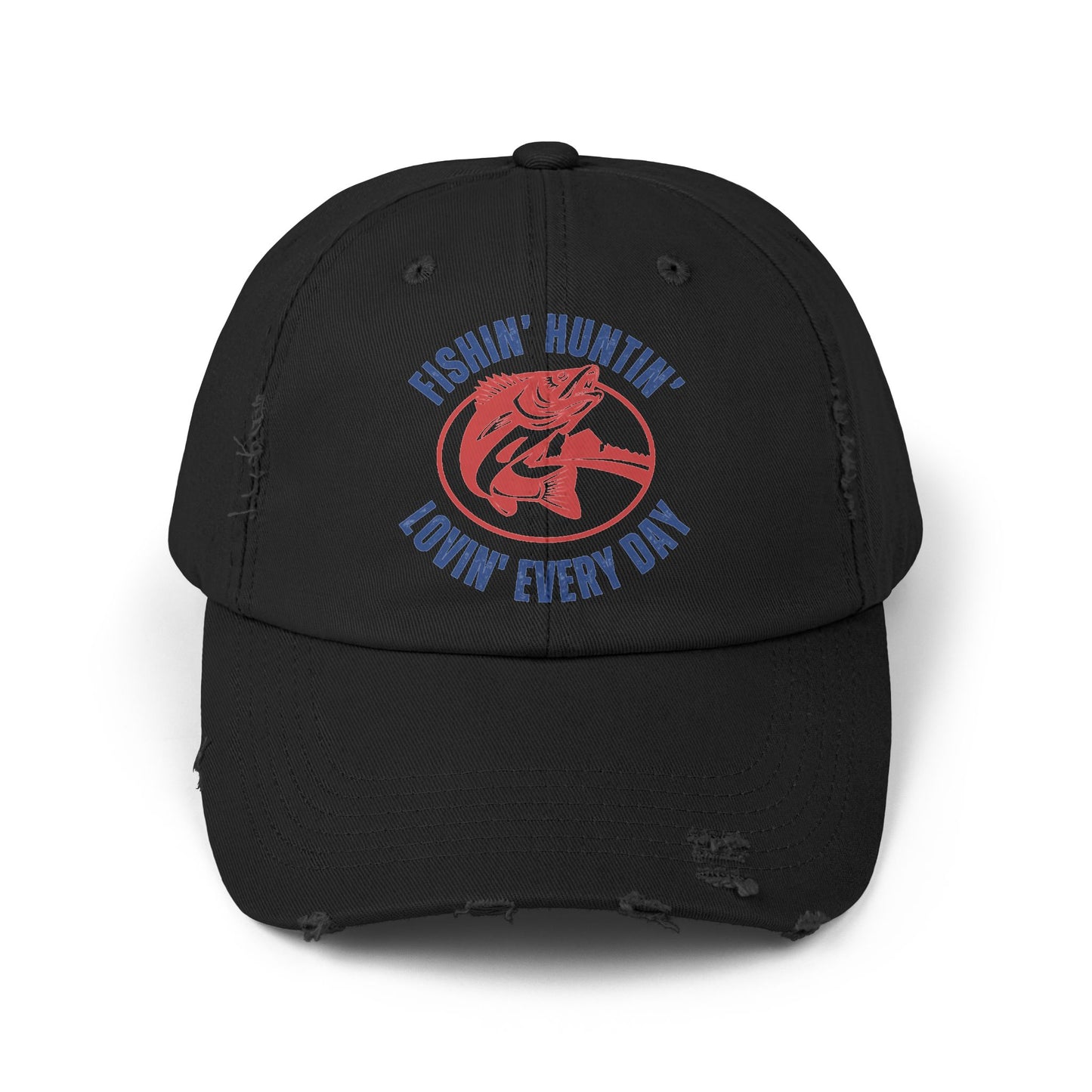 Cap with Fishin Huntin Lovin Everyday Design - Unisex