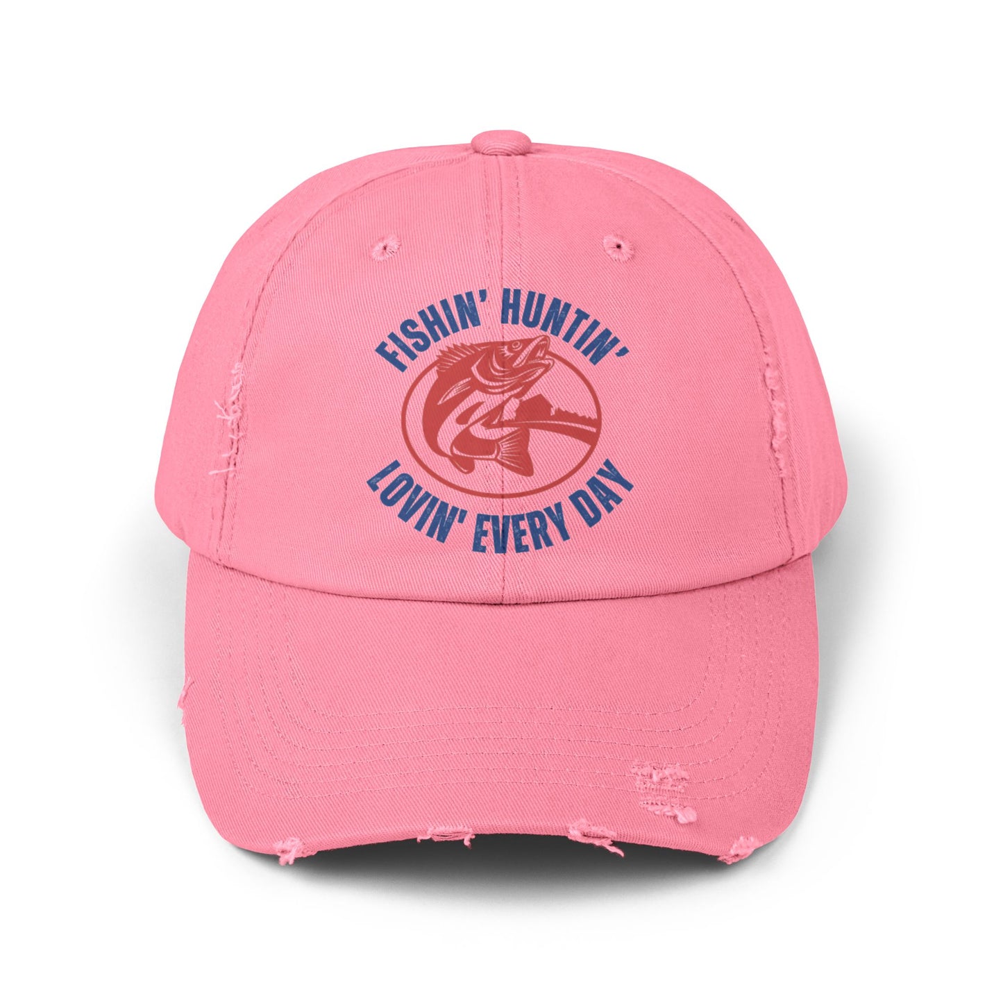 Cap with Fishin Huntin Lovin Everyday Design - Unisex