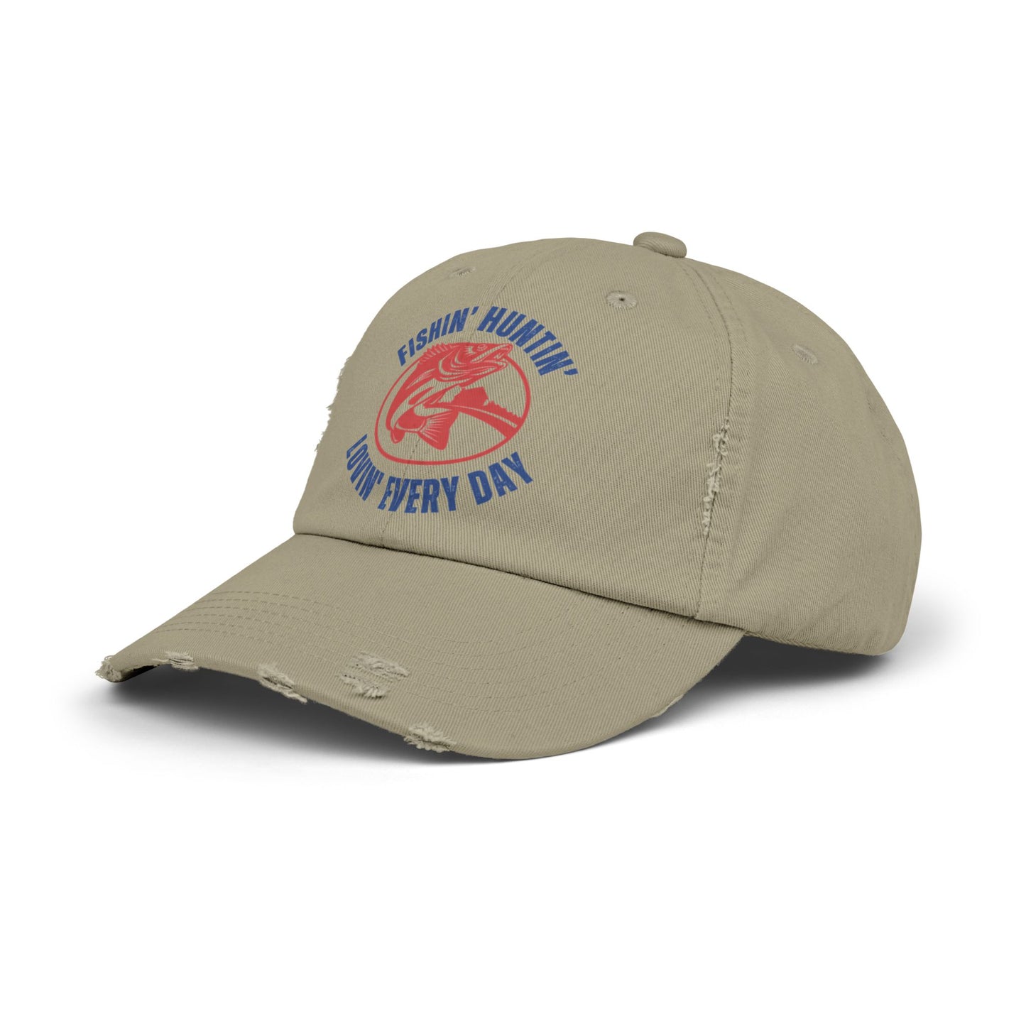 Cap with Fishin Huntin Lovin Everyday Design - Unisex