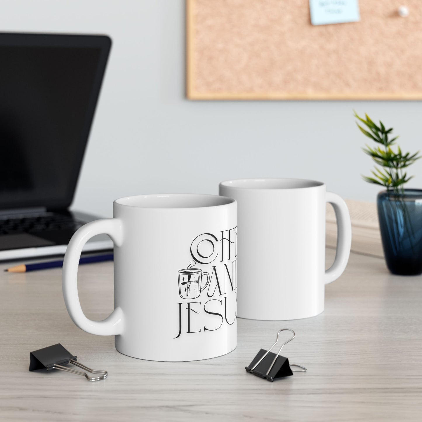 Coffee and Jesus Ceramic Mug