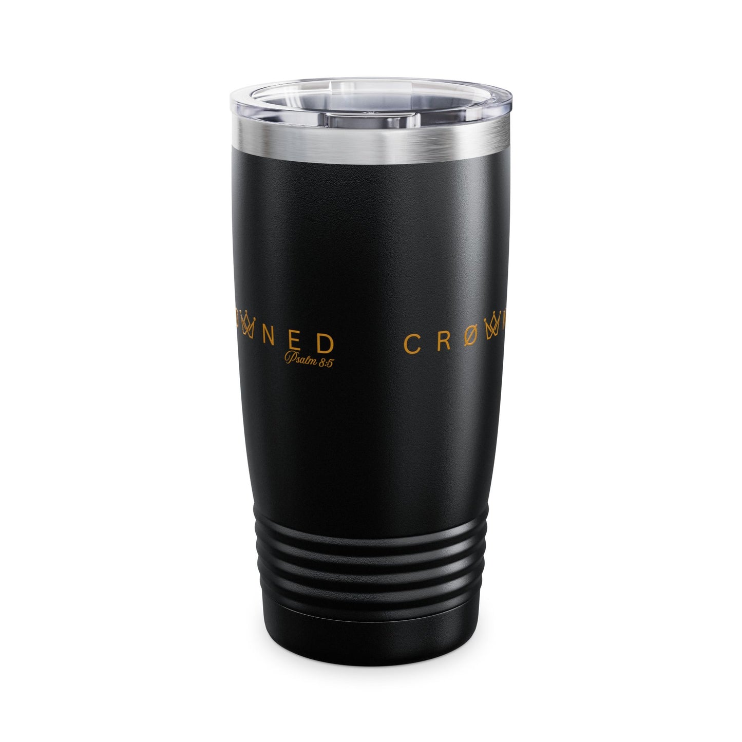 Crowned Ringneck Tumbler 20oz Inspirational Drinkware Travel Mug Gift for Queens Motivational Cup for Her Wedding Birthday