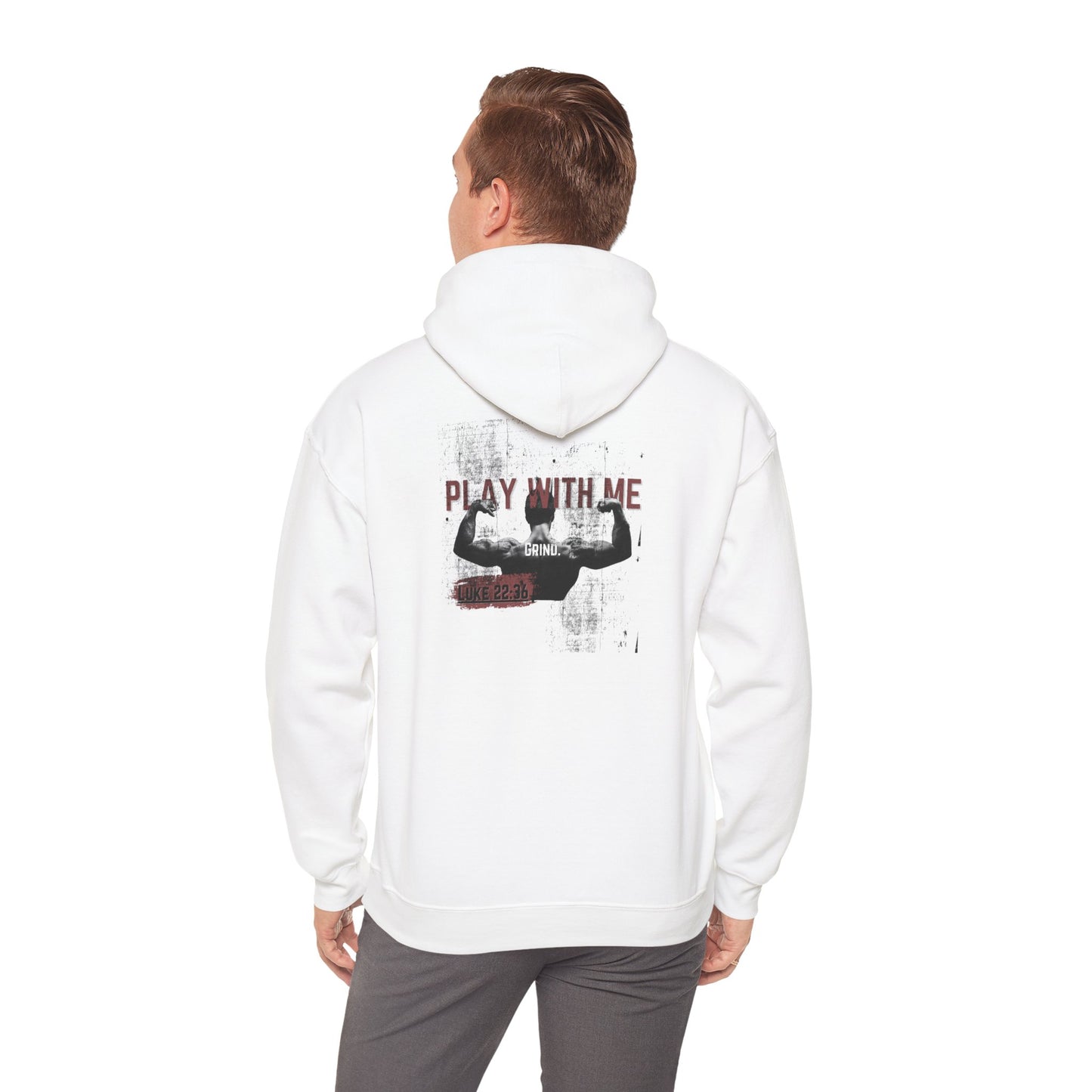Hooded Sweatshirt - Boxing Workout 'Pray with Me Don't Play with Me'