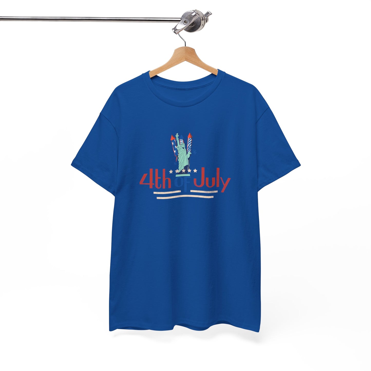 4th Of July Unisex Heavy Cotton Tee Patriotic Independence Day Shirt Casual Summer Wear USA Pride T Shirt Holiday Gift Idea