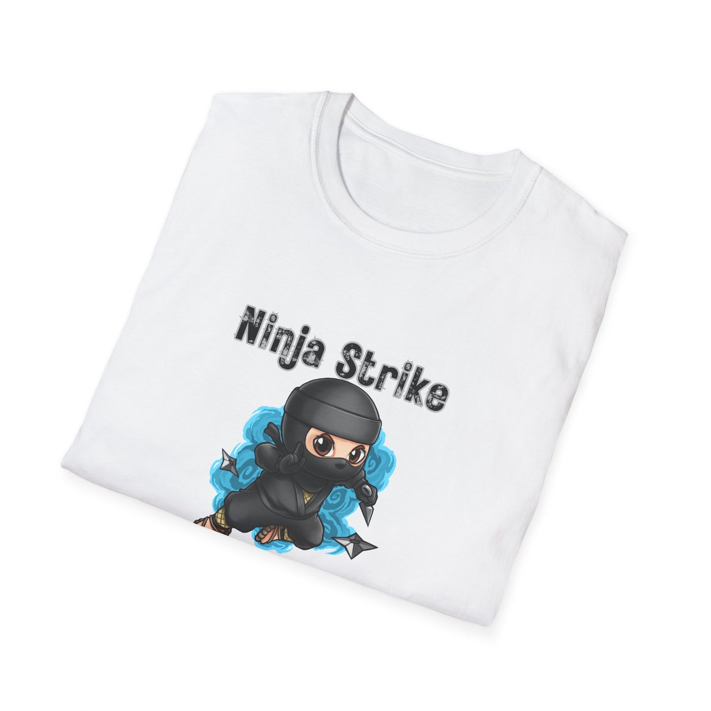 Ninja Strike Unisex Heavy Cotton Tee - Fun Graphic Tee for Kids & Adults