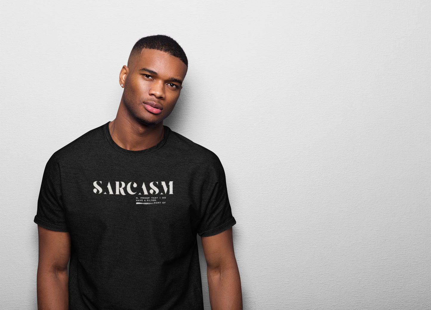 Sarcasm Unisex Heavy Cotton Tee - Funny Graphic Tee, Gifts for Friends, Casual Wear, Humor Shirt, Everyday Comfort
