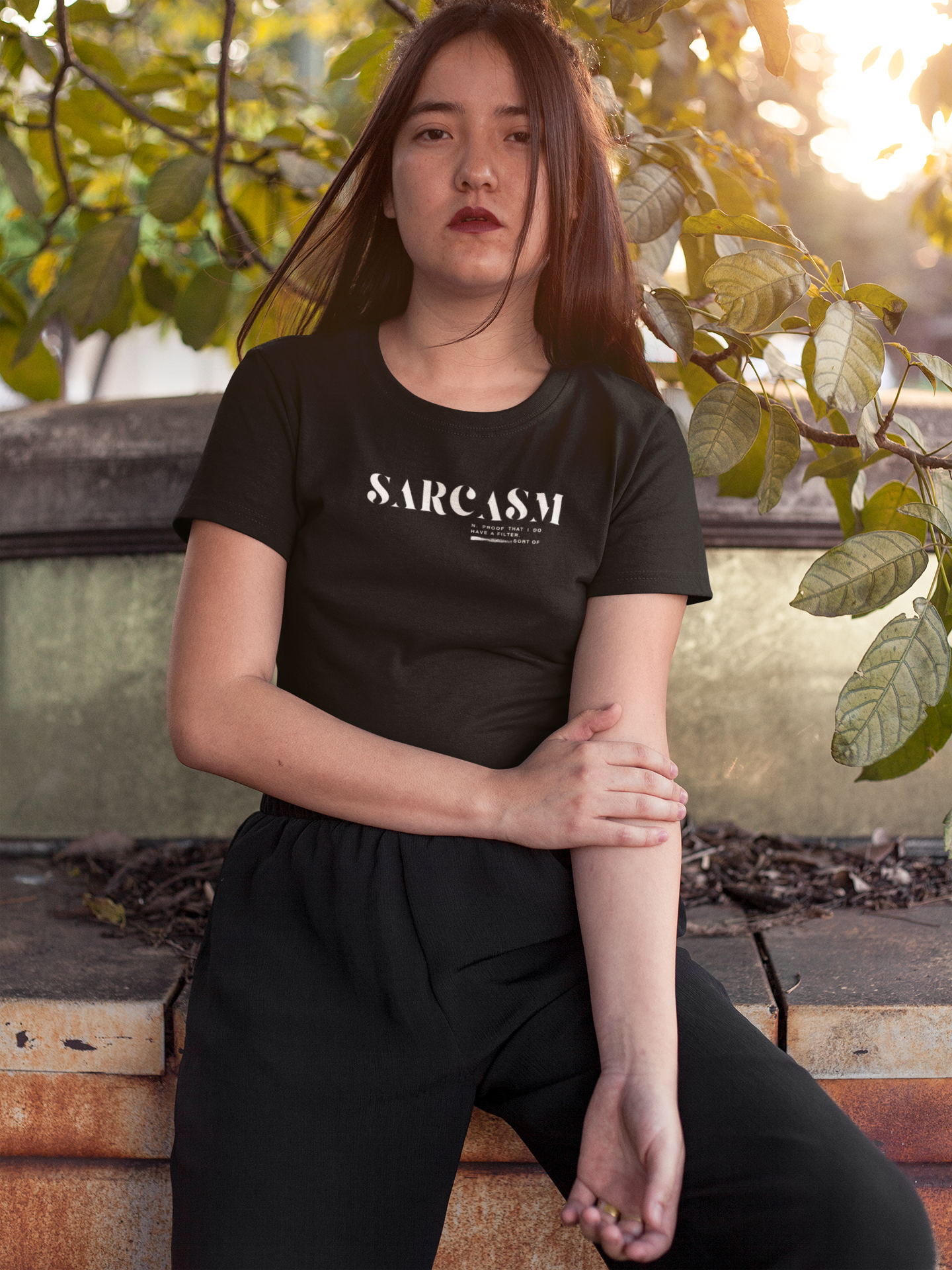 Sarcasm Unisex Heavy Cotton Tee - Funny Graphic Tee, Gifts for Friends, Casual Wear, Humor Shirt, Everyday Comfort