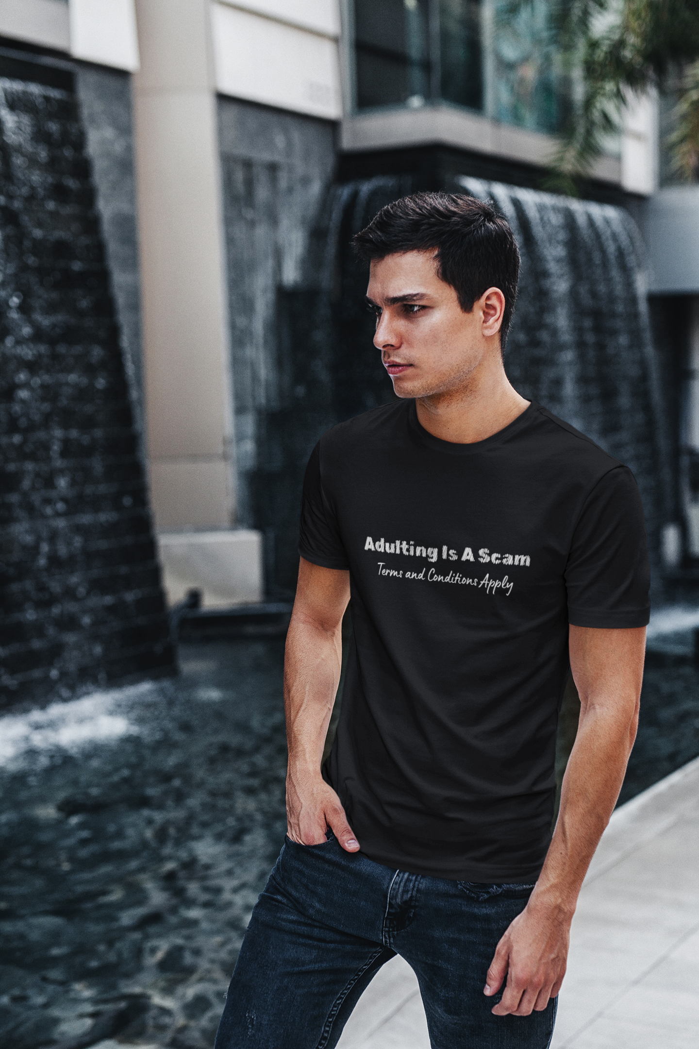 Adulting Is A Scam Unisex Heavy Cotton Tee Funny T Shirt Gift For Graduates Casual Wear Humor Apparel Everyday Fashion