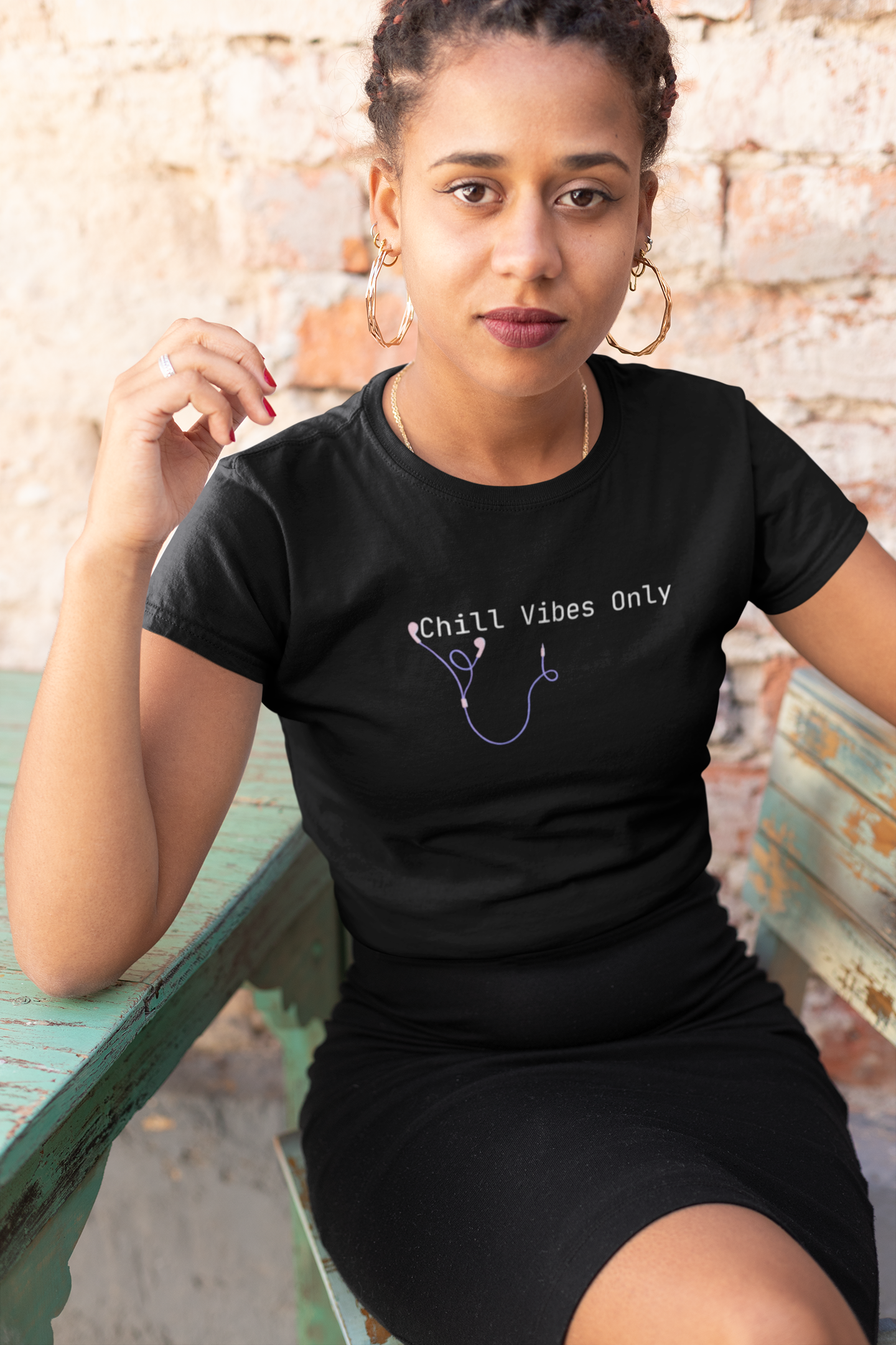 Chill Vibes Only Tee Unisex Cotton T-Shirt Relaxed Fit Casual Wear Gift for Music Lovers Perfect for Relaxation