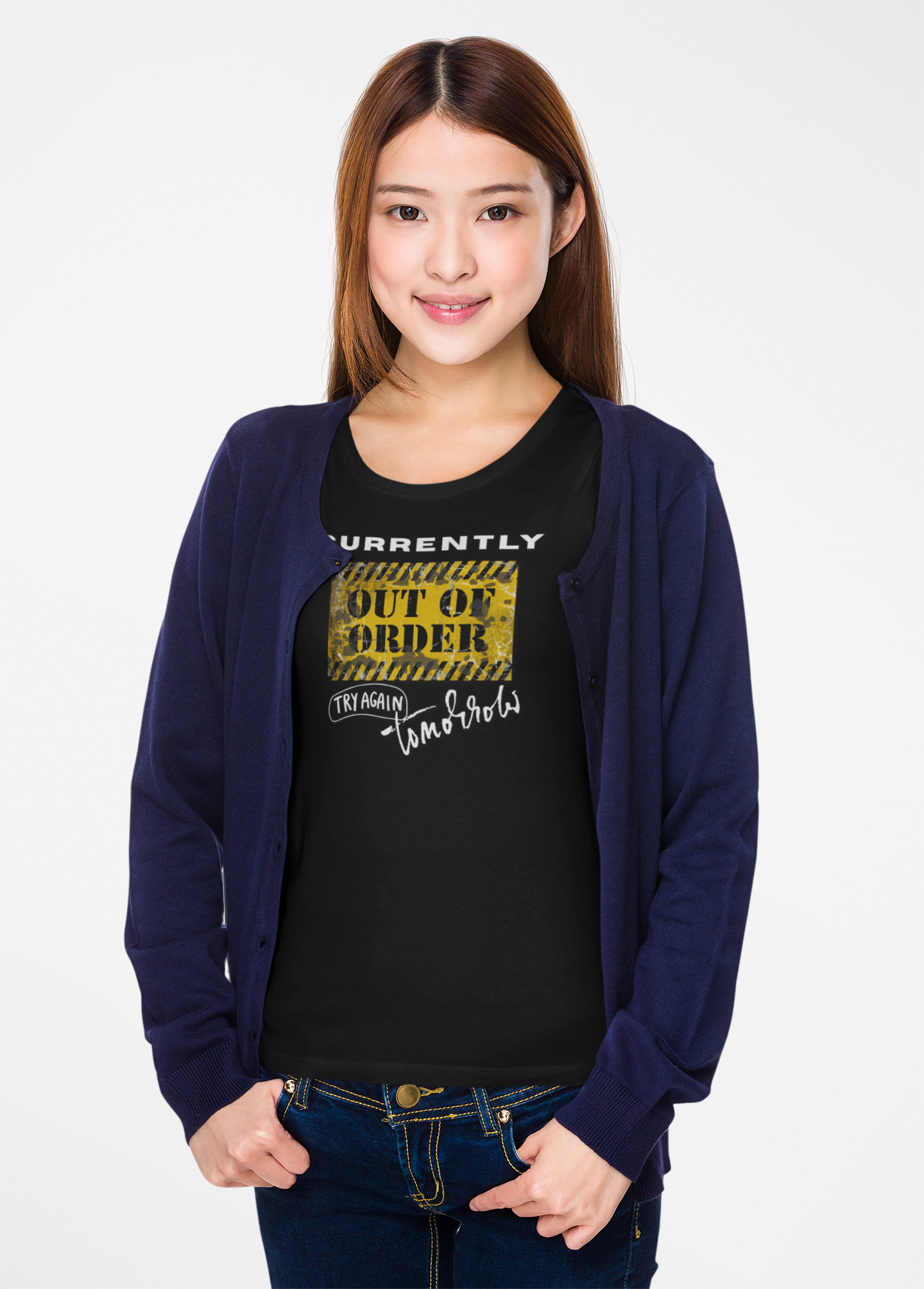 Funny Unisex Tee - Currently out of Order Try Again Tomorrow