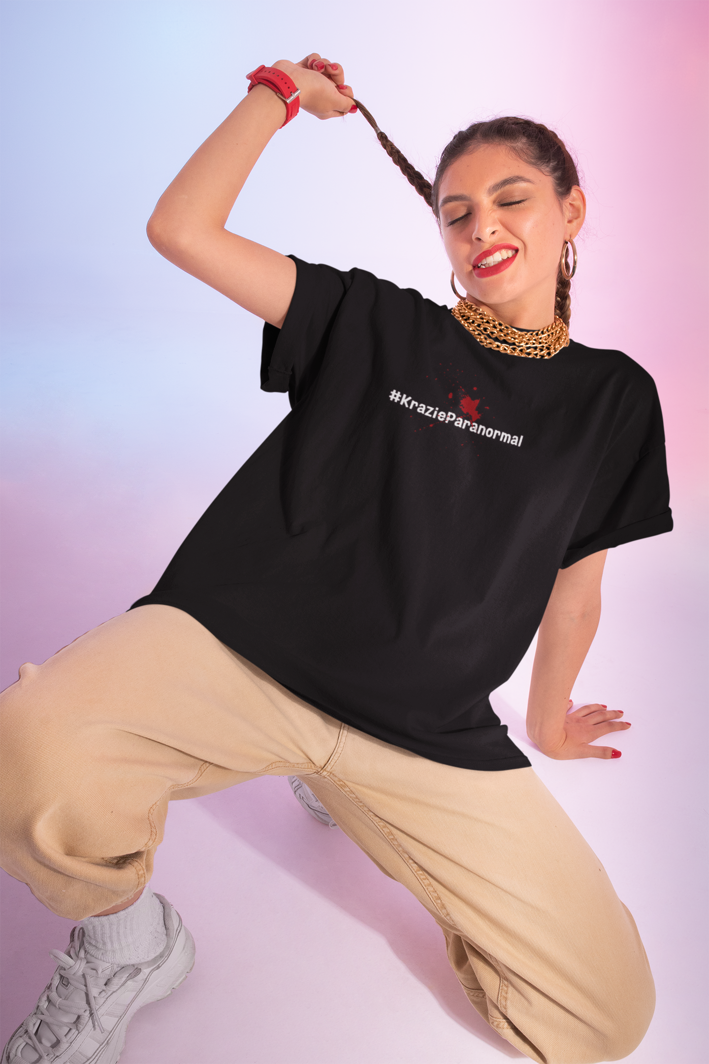 T-Shirt - #KrazieParanormal, Team Krazie Paranormal, TikTok Squad
