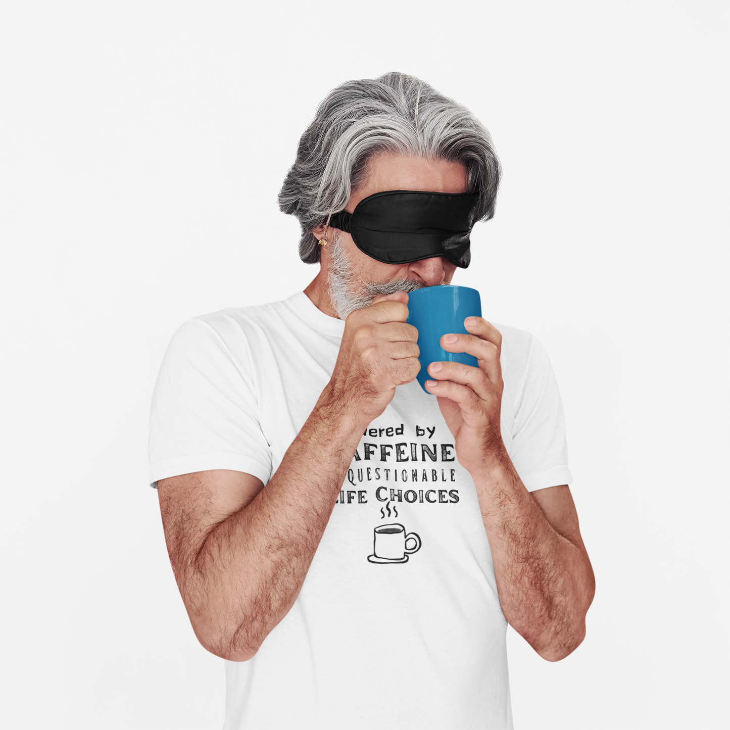 Graphic Tee - Powered by Caffeine & Questionable Life Choices