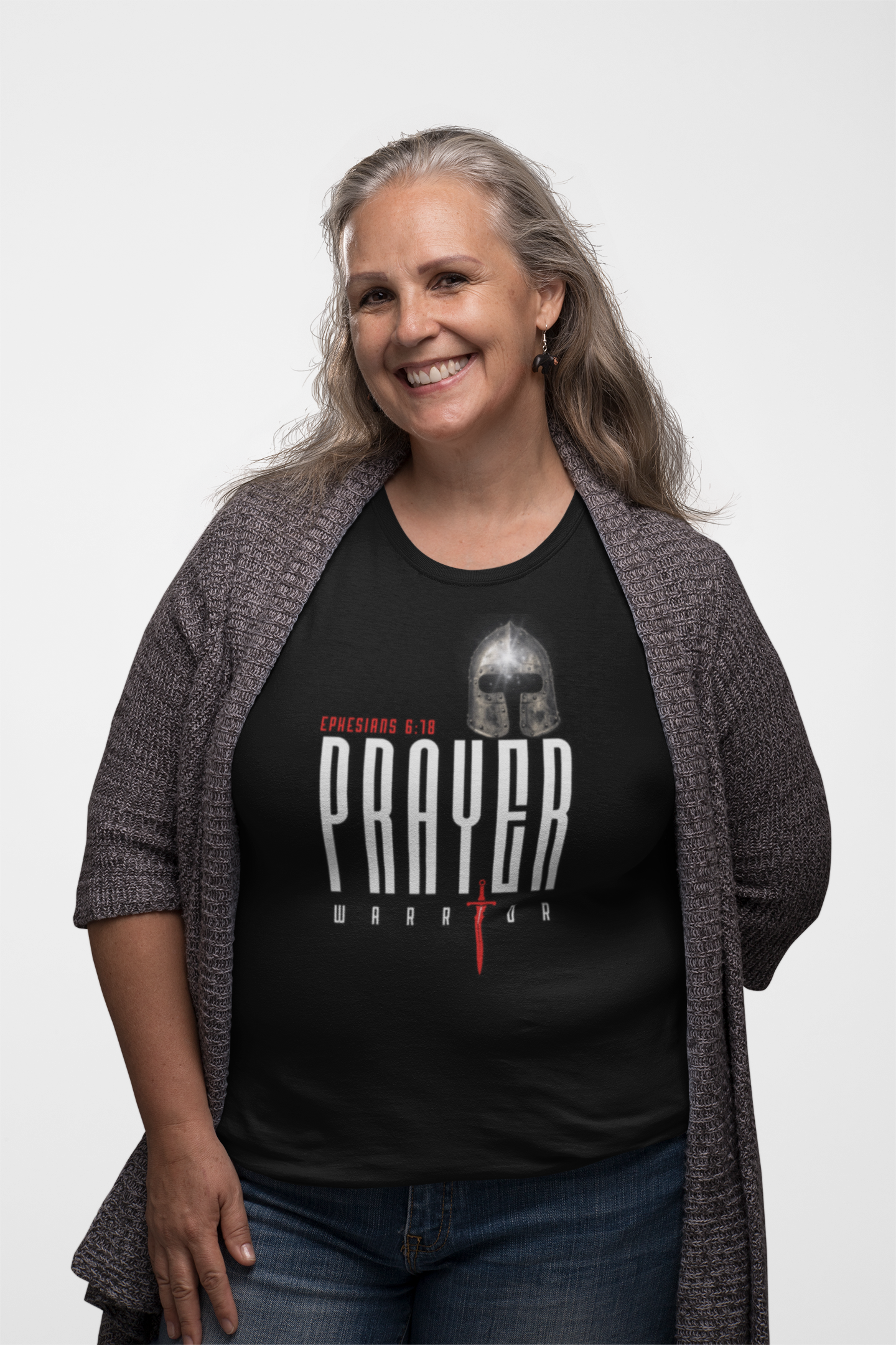 Prayer Warrior Tee - Christian Faith Apparel