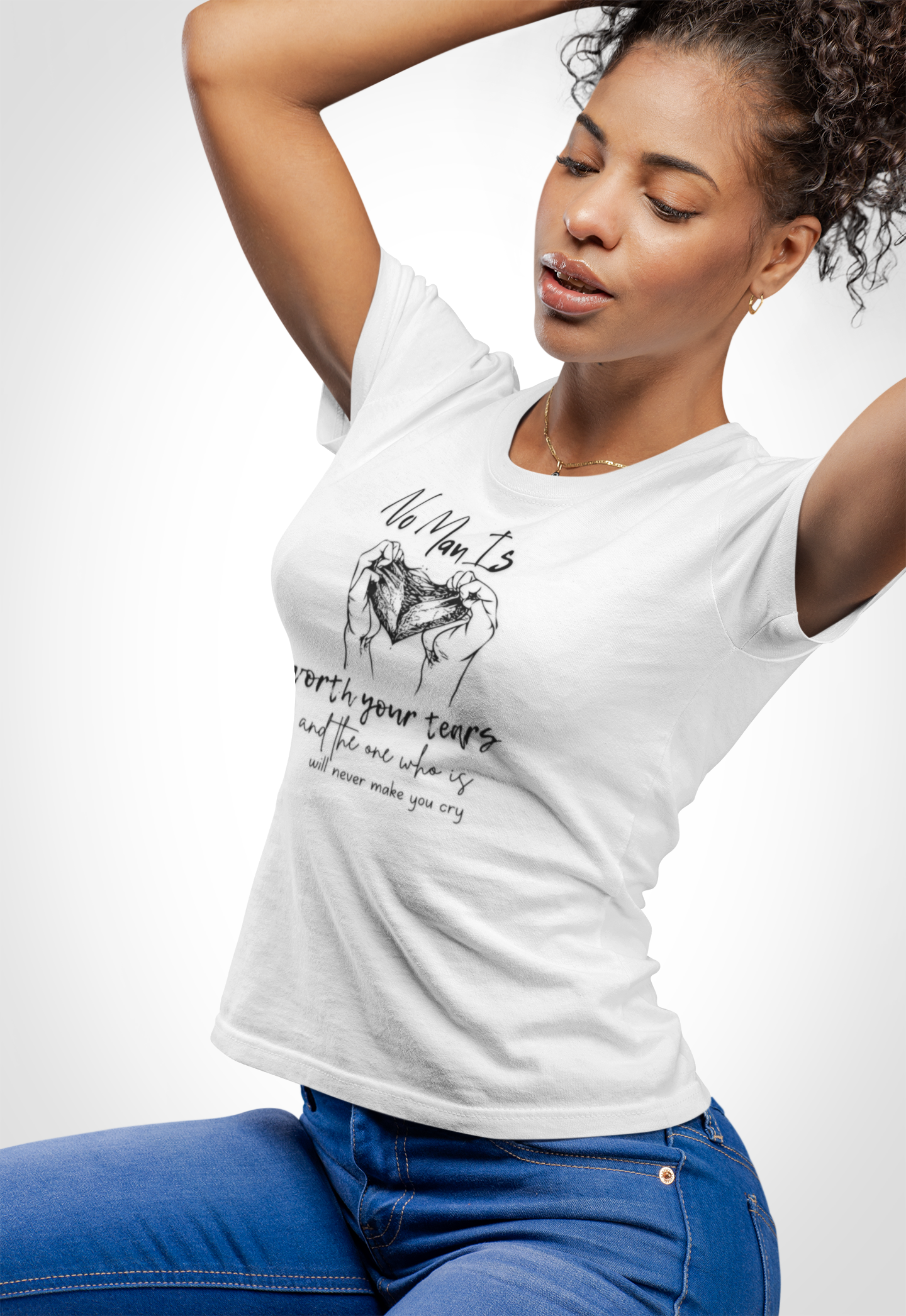Empowerment Tee for Women Know Your Worth Love Yourself