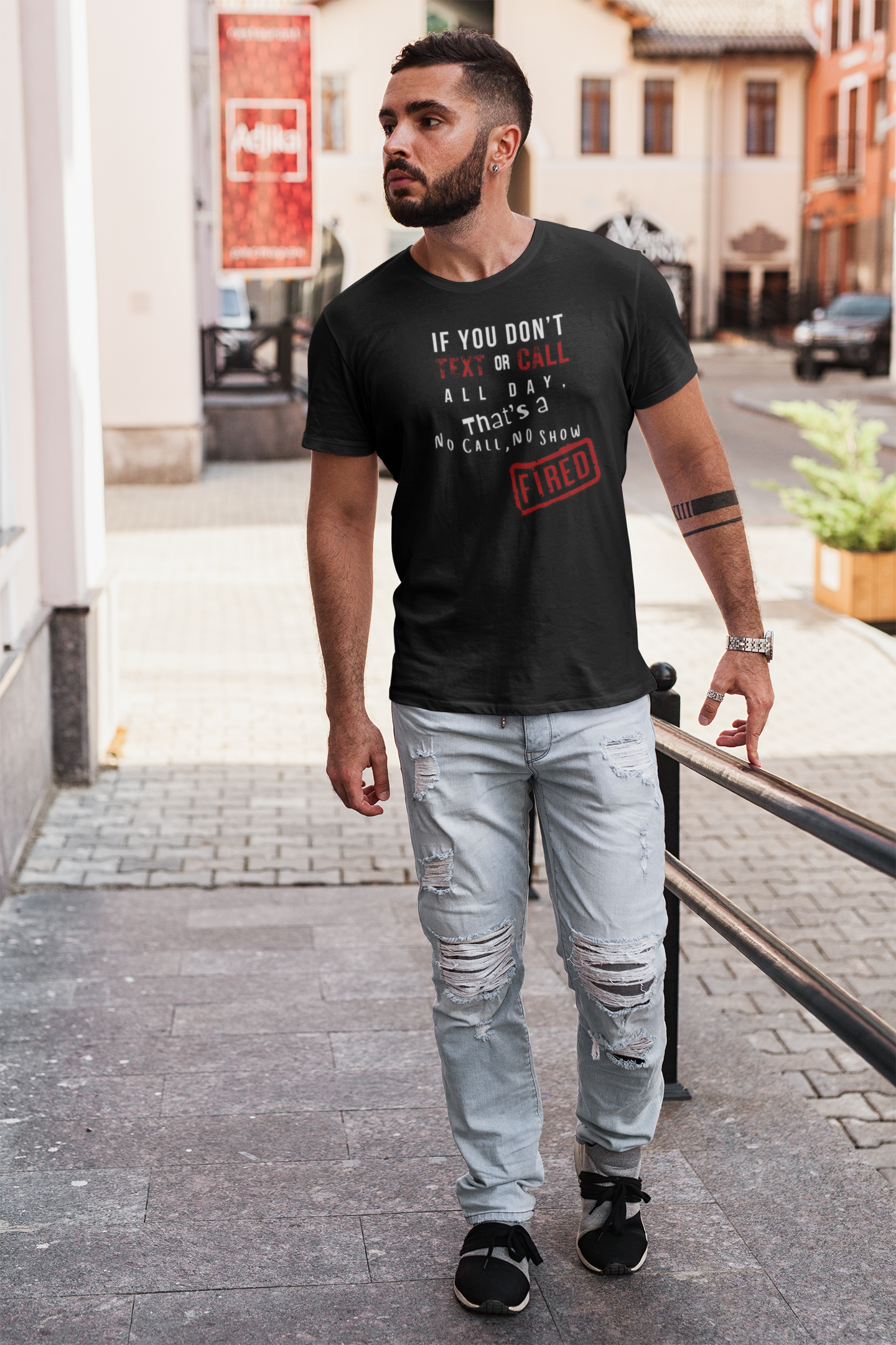 Funny Text Message T-Shirt: Humor Shirt for Friends, Office Wear