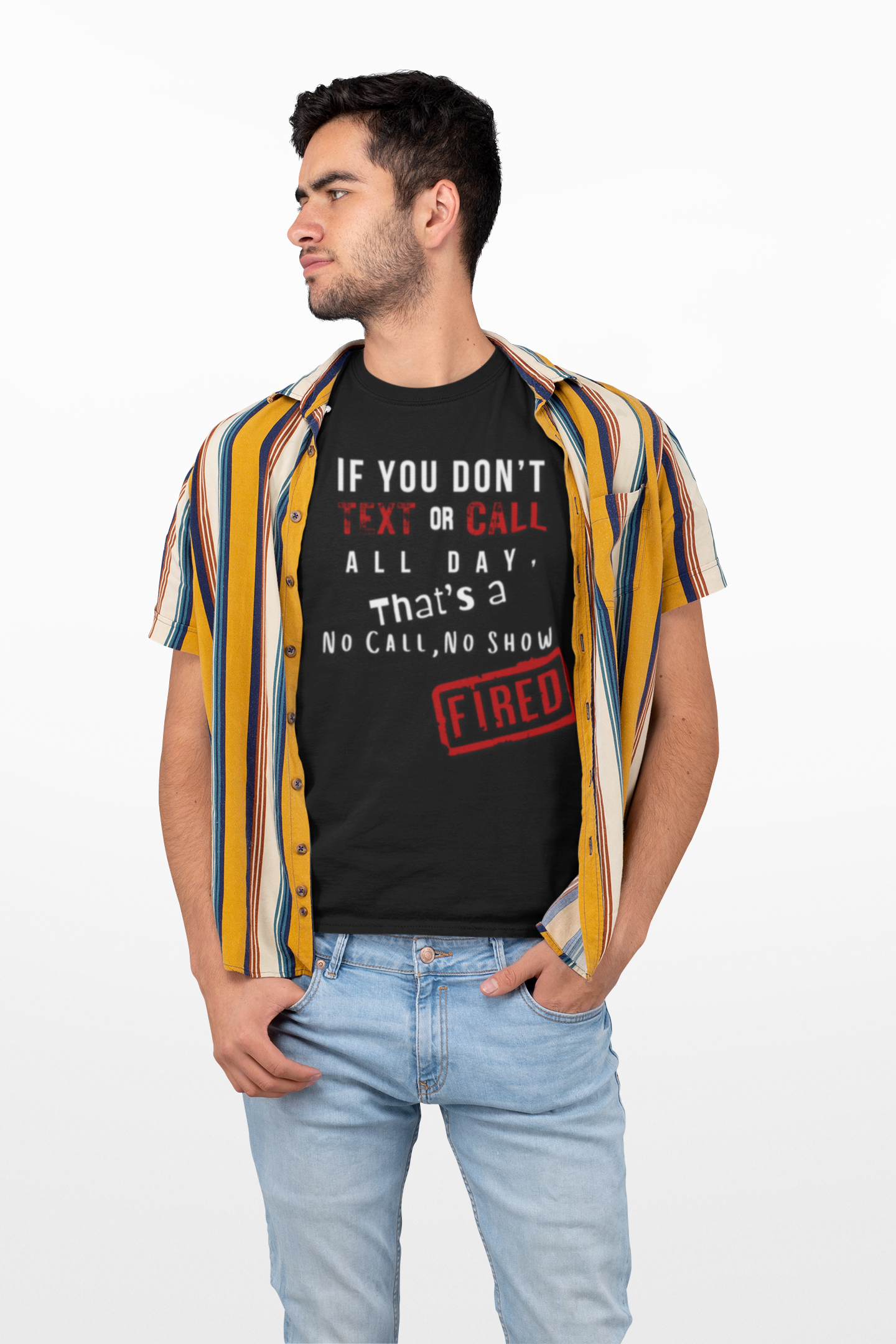 Funny Text Message T-Shirt: Humor Shirt for Friends, Office Wear
