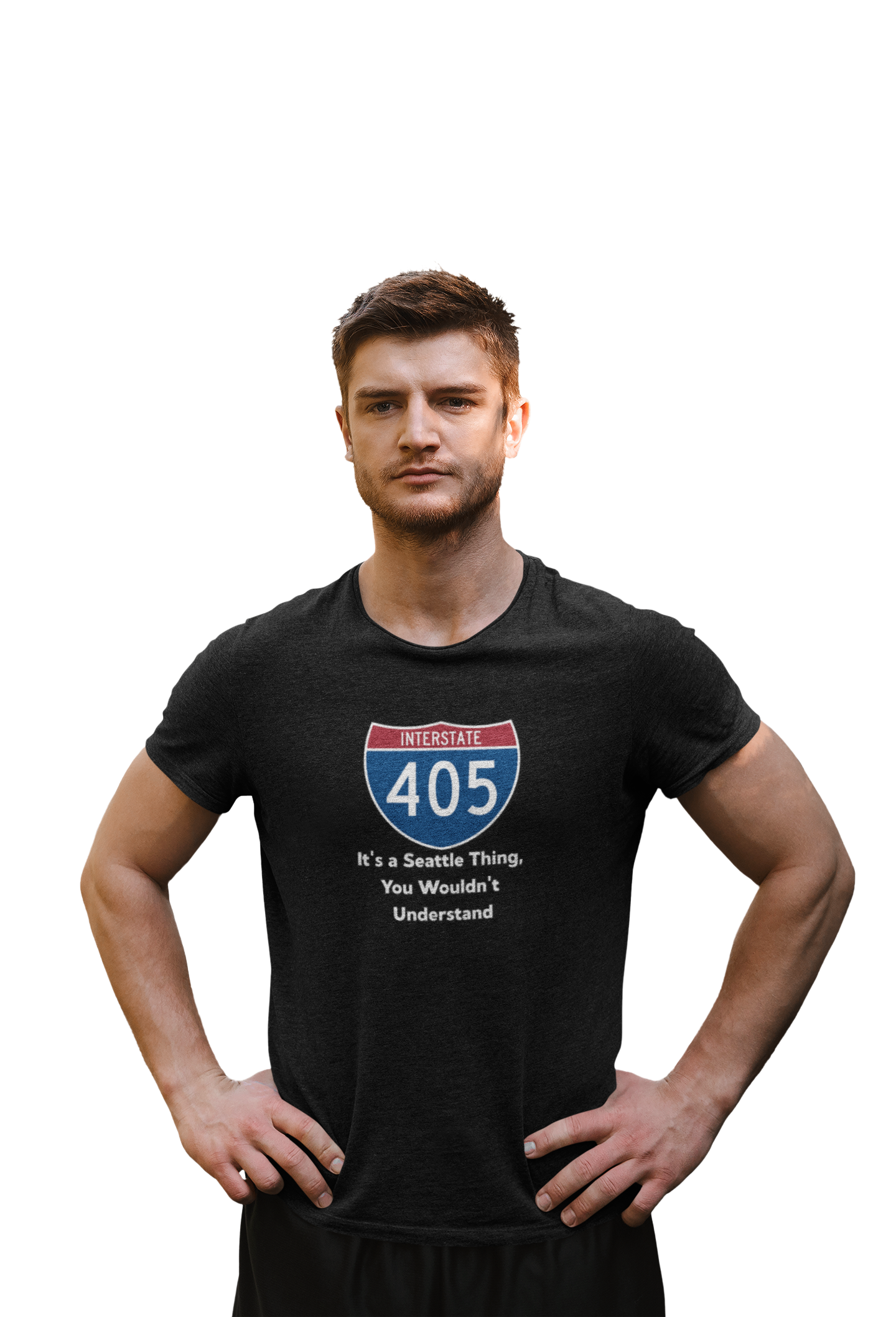 The 405, Casual T-Shirt, Urban Style Wear, Gift for Seattle Lovers, Travel Enthusiast Shirt