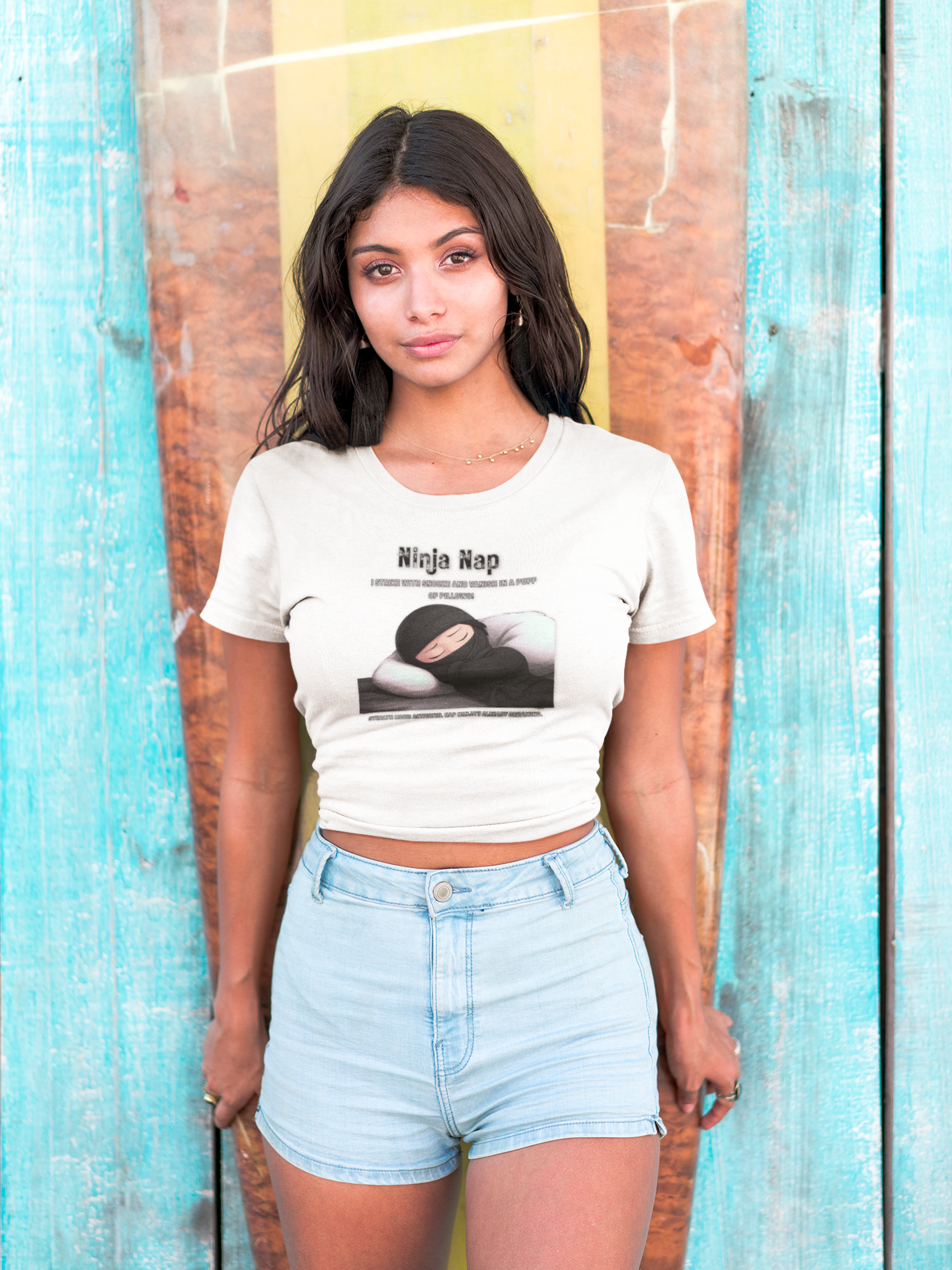 Ninja Nap Tee - I Strike with Snooze and Vanish in a Puff of Pillows!