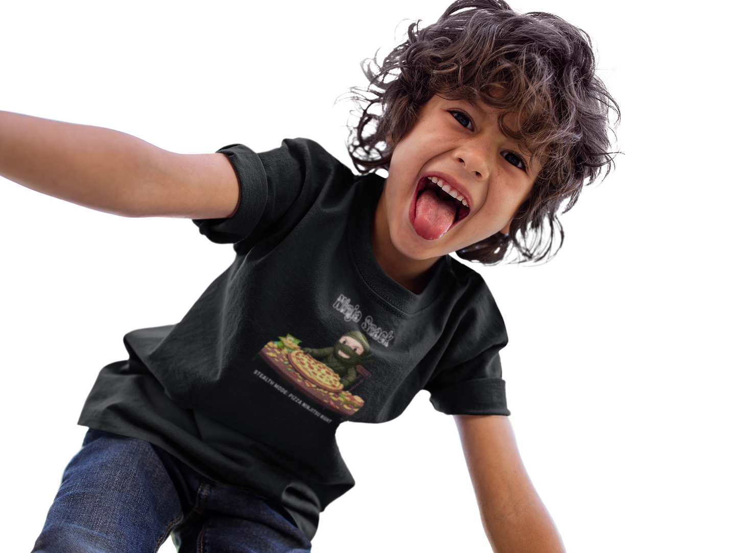 Ninja Snack Tee - Stealth Mode: Pizza Ninjitsu Night!