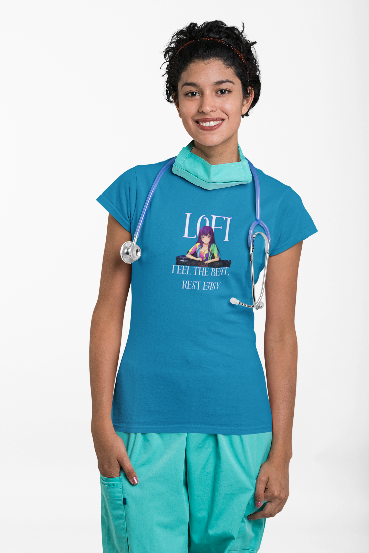 LoFi DJ Dreamer Tee – Beat the Stress, Embrace the Rest