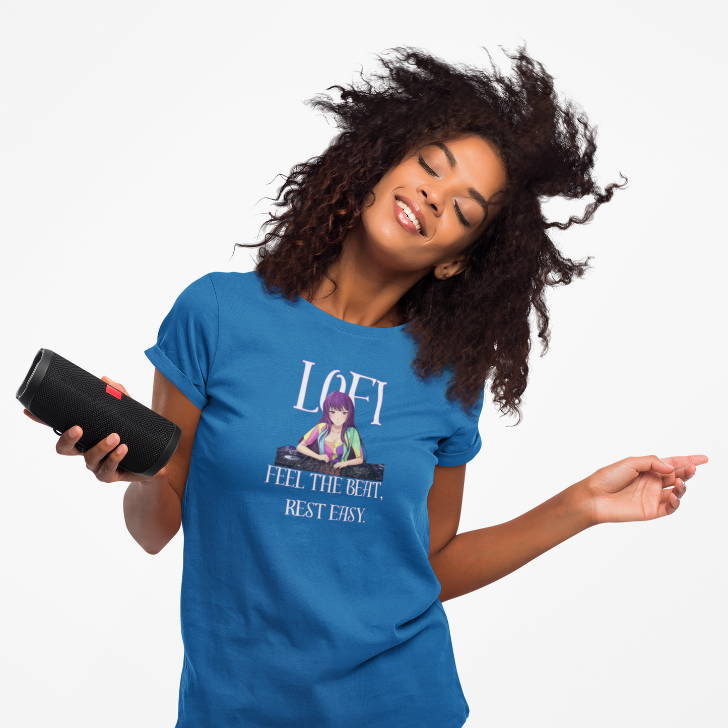 LoFi DJ Dreamer Tee – Beat the Stress, Embrace the Rest