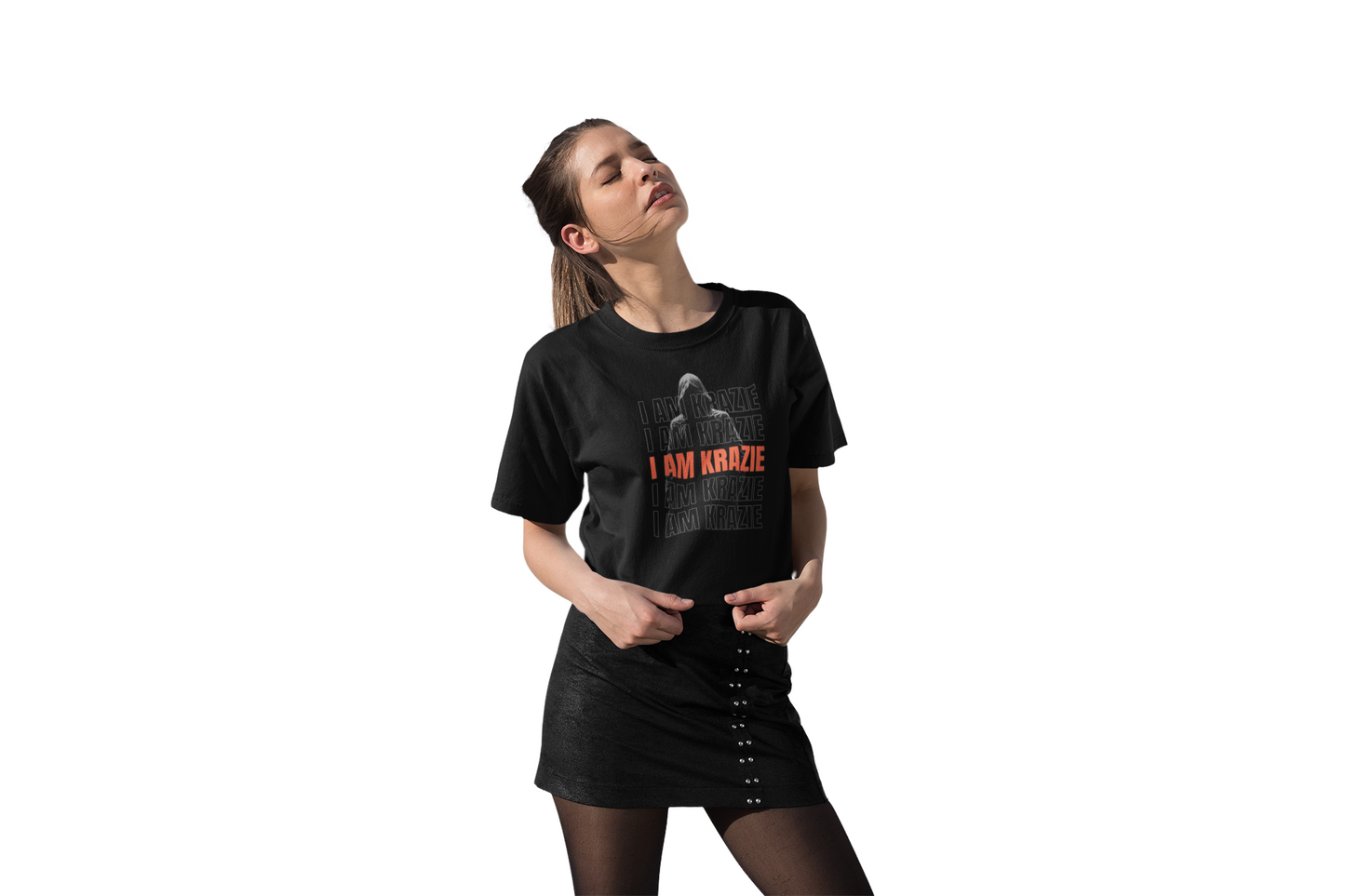 I Am Krazie Shirt Unisex Heavy Cotton Tee, Casual Streetwear, Graphic T-Shirt, Perfect Gift for Fans, Everyday Wear, Music Lovers Tee
