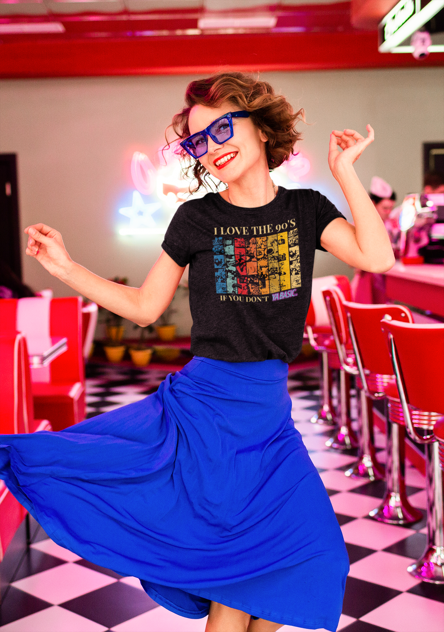 Nostalgic 90s Collage Unisex T-Shirt Retro Pop Culture Tee