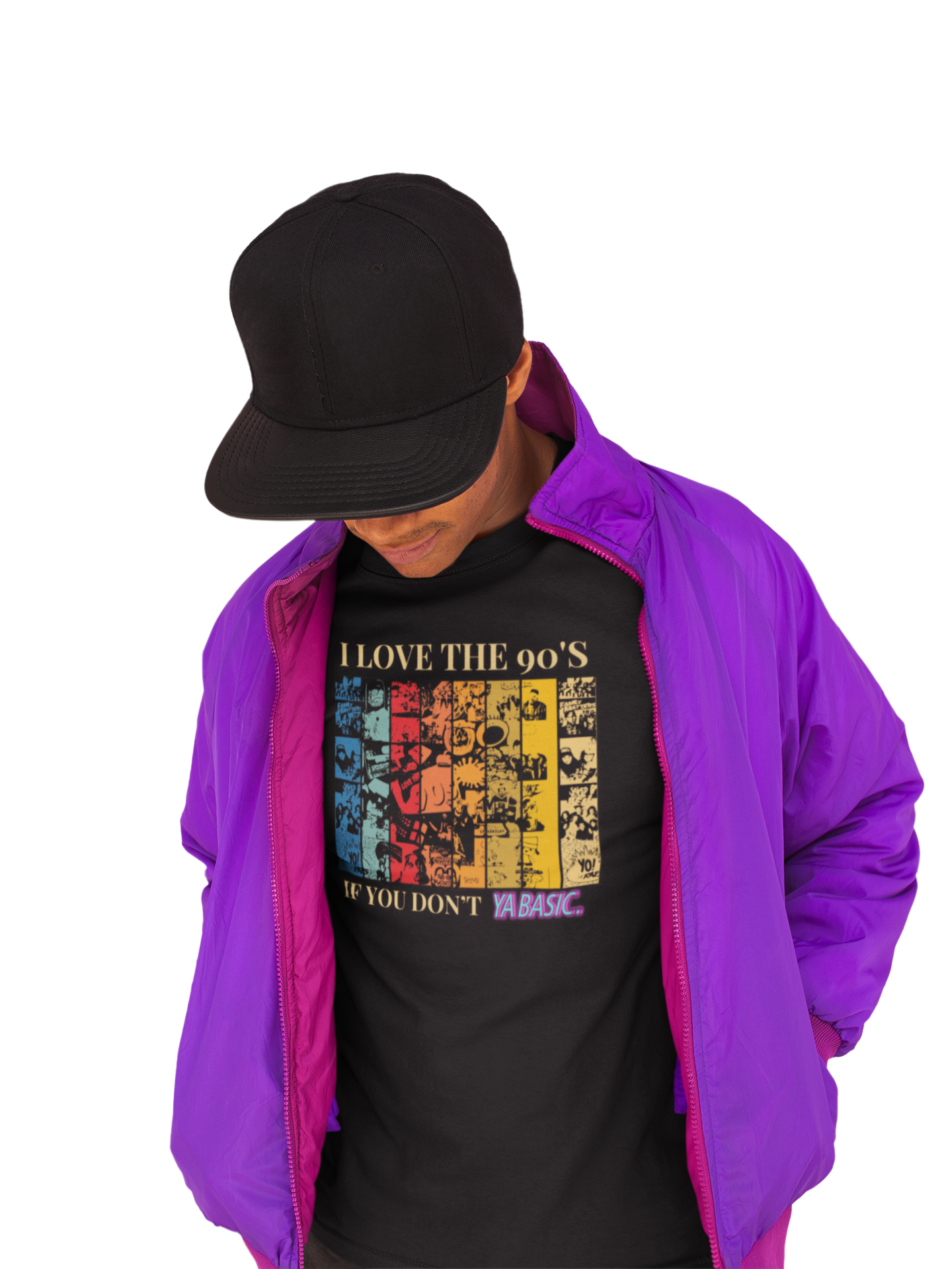 Nostalgic 90s Collage Unisex T-Shirt Retro Pop Culture Tee