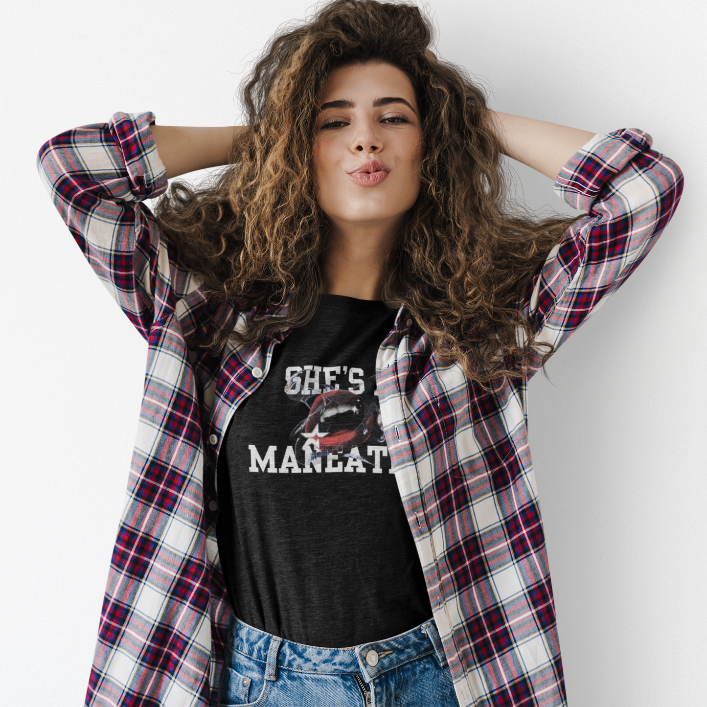 Watch Out Boy (Maneater), Funny T-Shirt for Women, Graphic Tee Gift, Casual Wear, Halloween Costume, Pop Culture Apparel