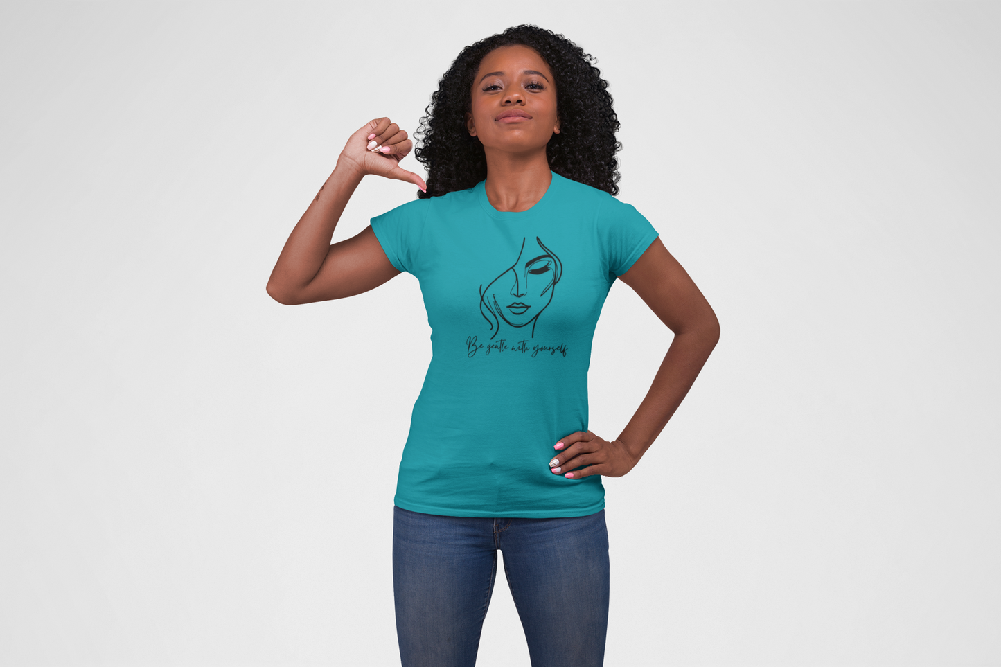 Women Inspiration Unisex Tee Be Gentle With Yourself