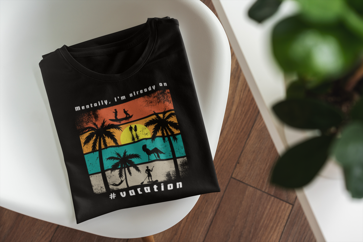 Unisex Vacation Vibe Tee | Beach Lover Shirt, Summer Tee, Relaxation Apparel, Travel T-shirt, Fun Gift Idea