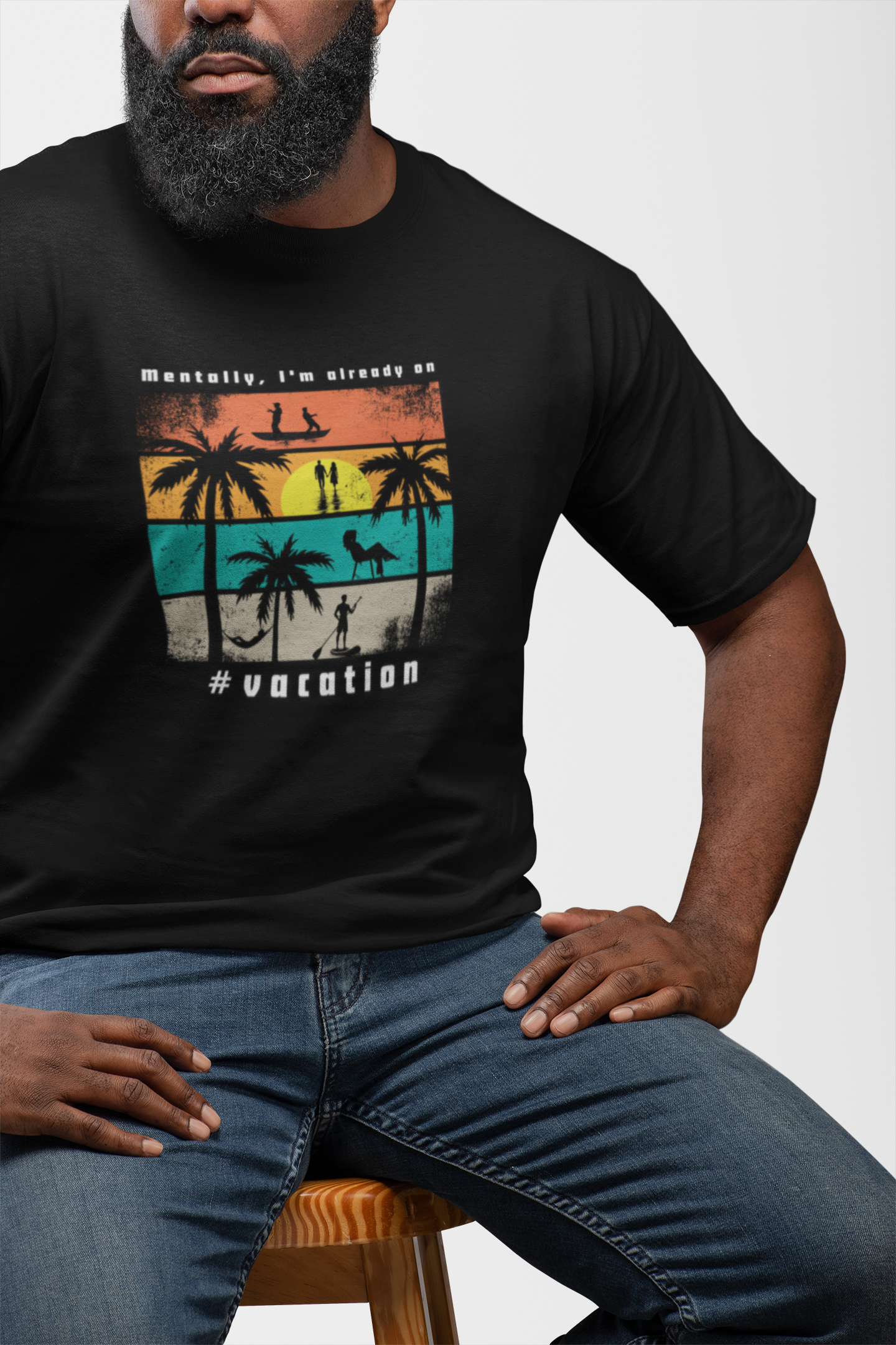 Unisex Vacation Vibe Tee | Beach Lover Shirt, Summer Tee, Relaxation Apparel, Travel T-shirt, Fun Gift Idea