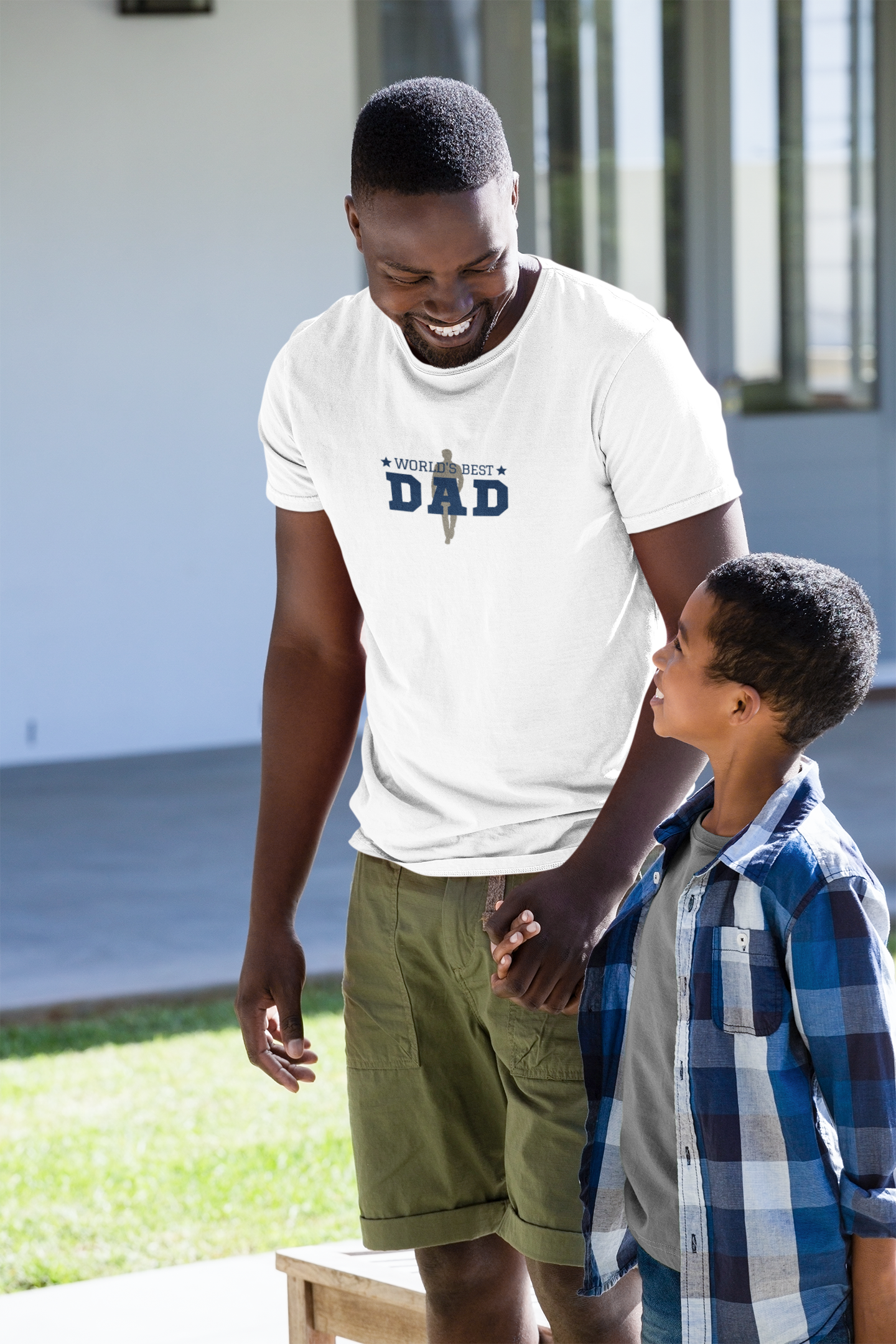 World's Best Dad T-Shirt – Unisex Garment-Dyed Tee for Father's Day
