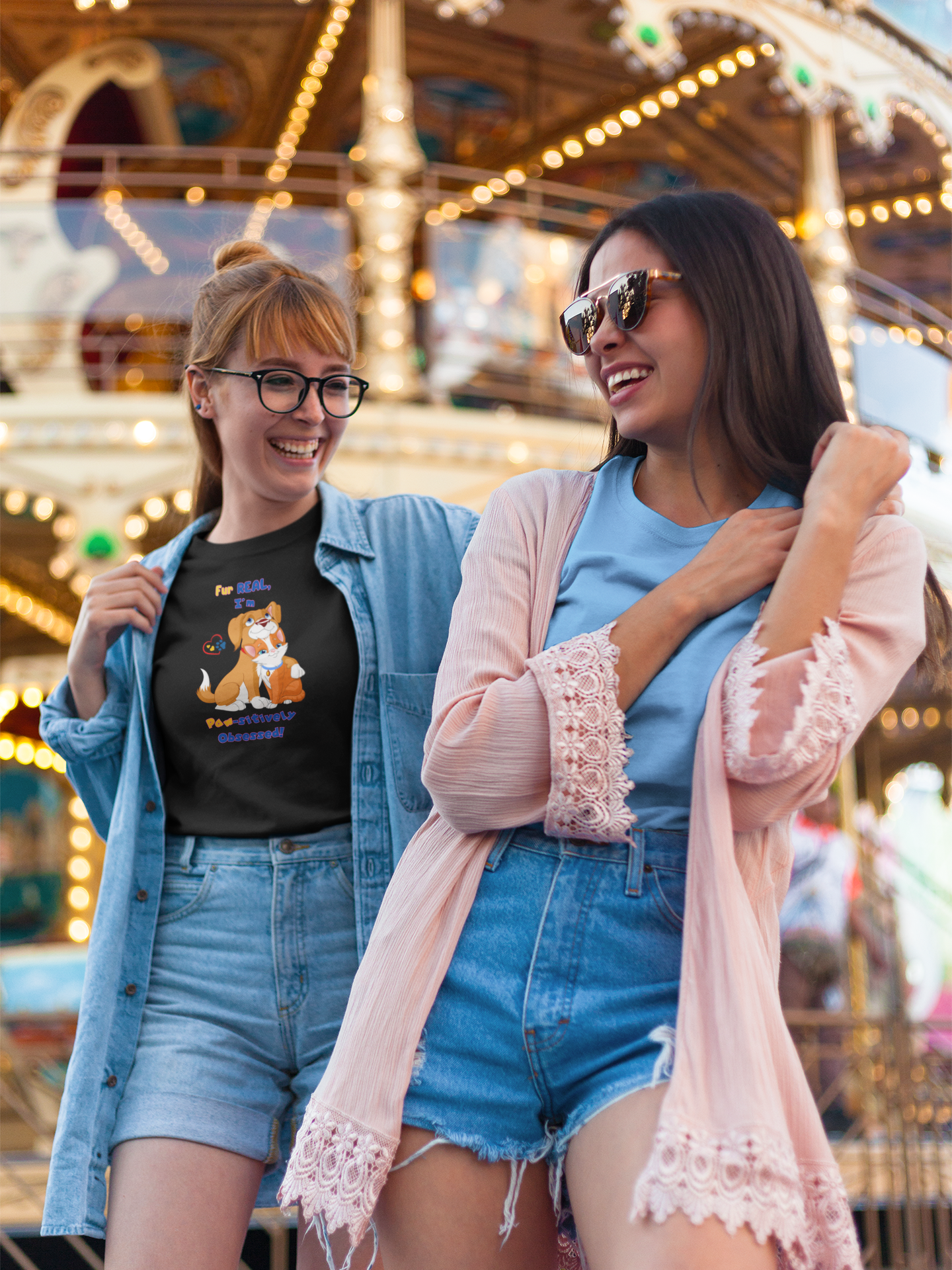 Fur-Real Pet Lover T-Shirt | Positive Obsession - T-Shirt Clothing