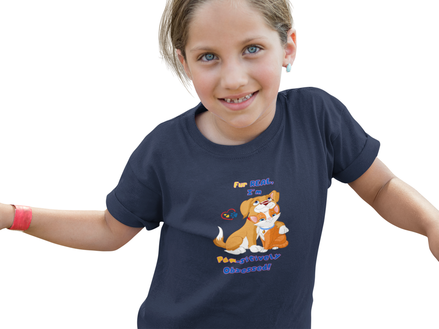 Fur-Real Pet Lover T-Shirt - ‘Positively Obsessed!’ Unisex Garment-Dyed Tee