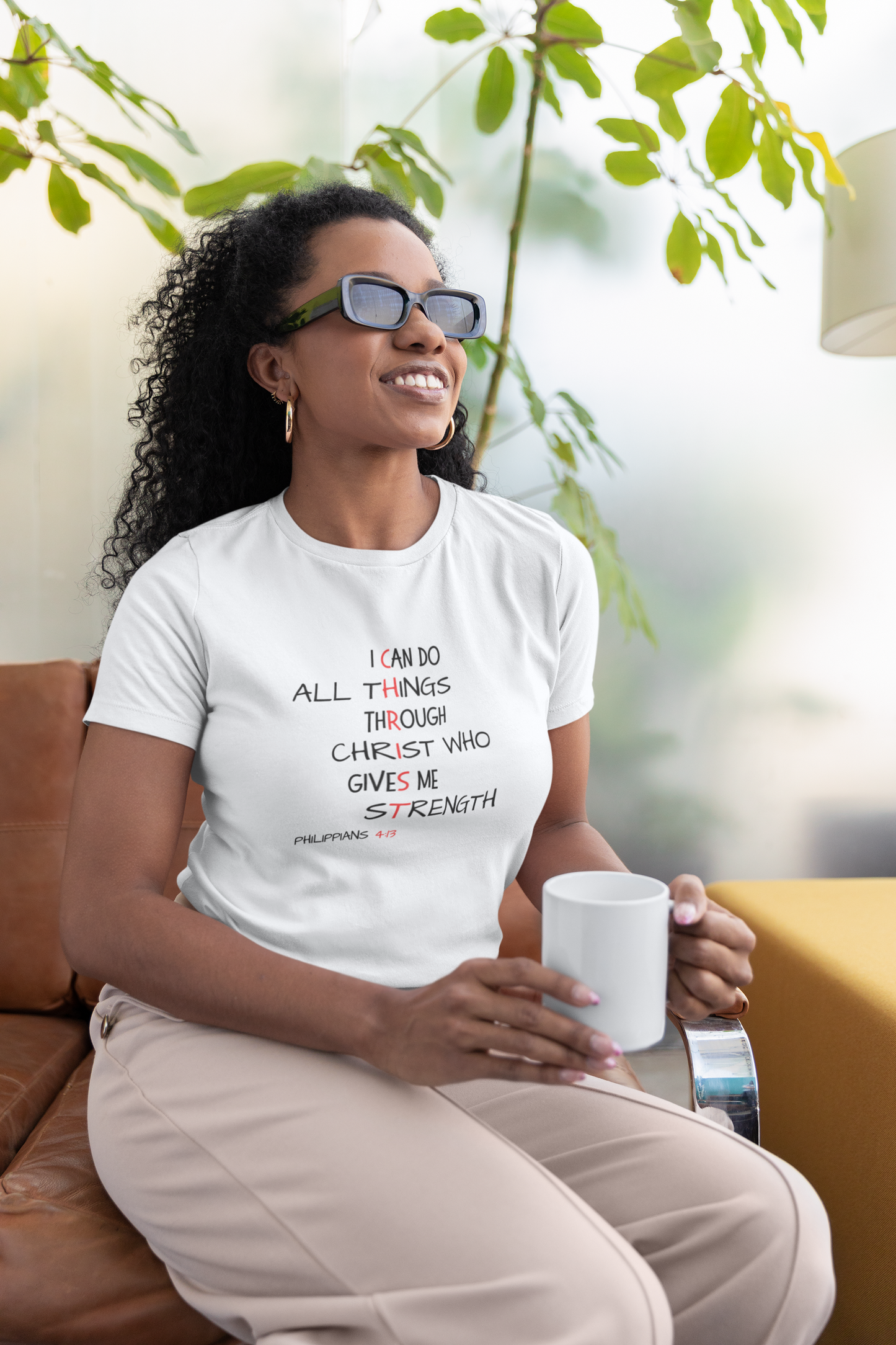Inspirational Faith T-Shirt, Motivational Tee, Christian Apparel, Gift for Her, Strength Quote Shirt, Everyday Wear