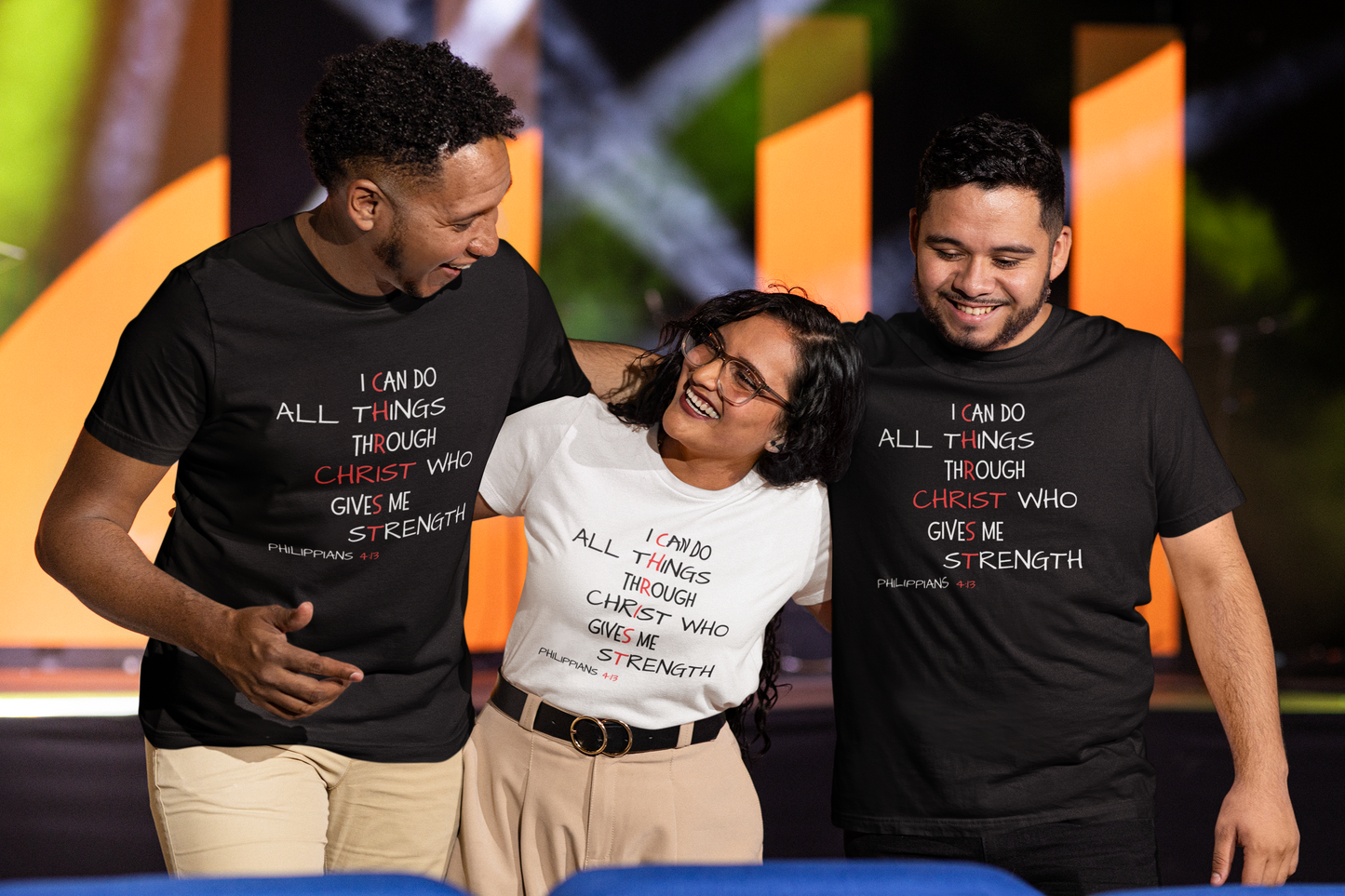 Inspirational Unisex T-Shirt - Philippians 4:13 Christian Quote, Motivational Gift, Faith Apparel, Casual Wear, Religious Tee