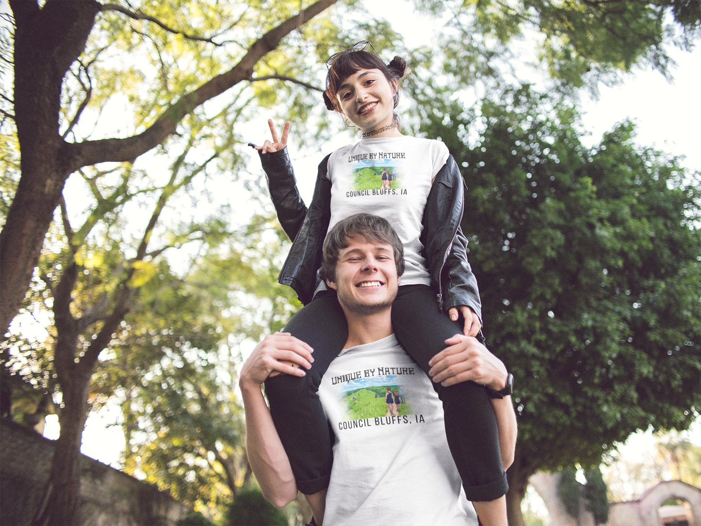 Iowan Nature Scenic Unisex T-Shirt - Unique by Nature - Council Bluffs