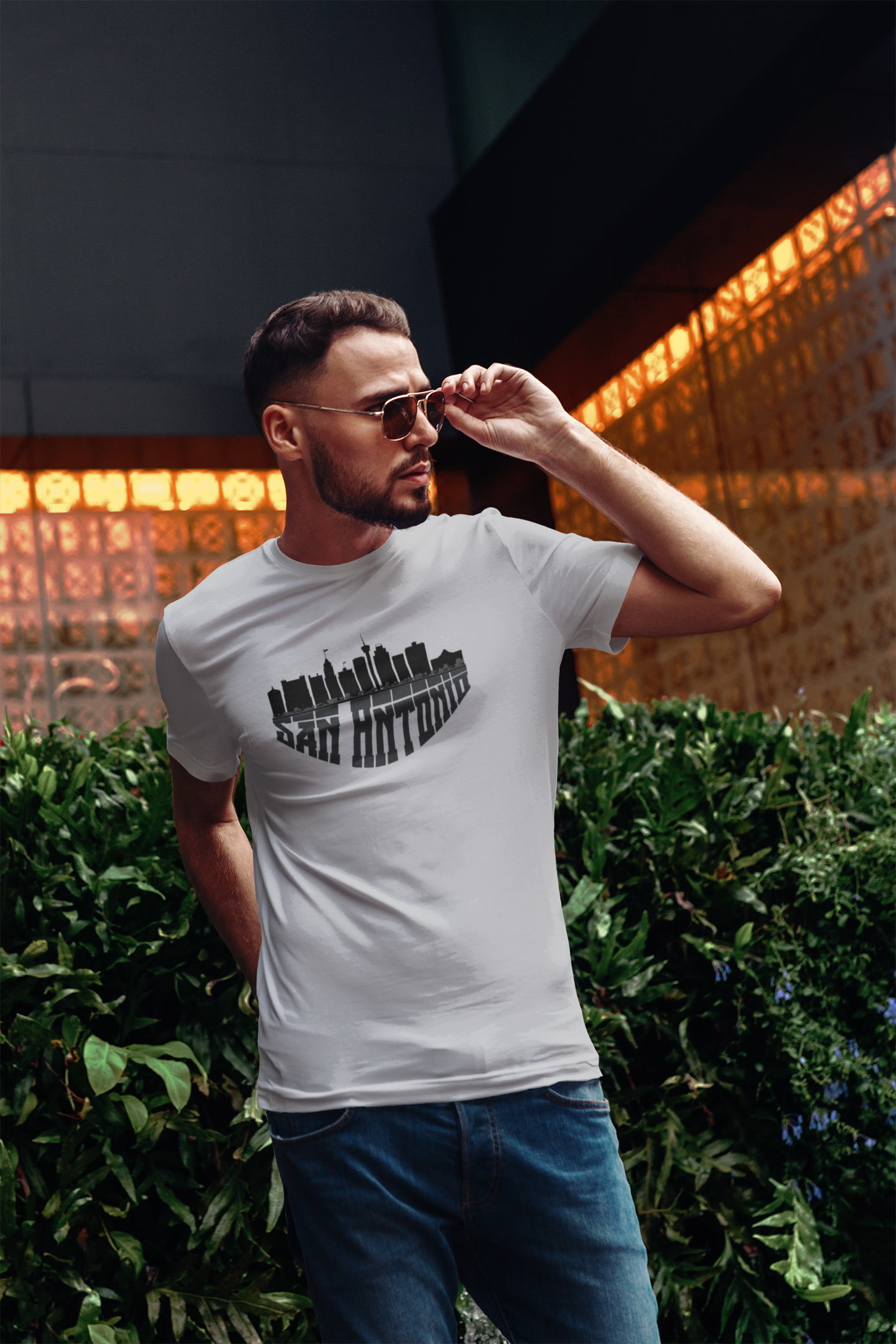 San Antonio Skyline Unisex Softstyle T-Shirt, Texas Souvenir Shirt, Travel Gift, Casual Wear, City Pride Tee