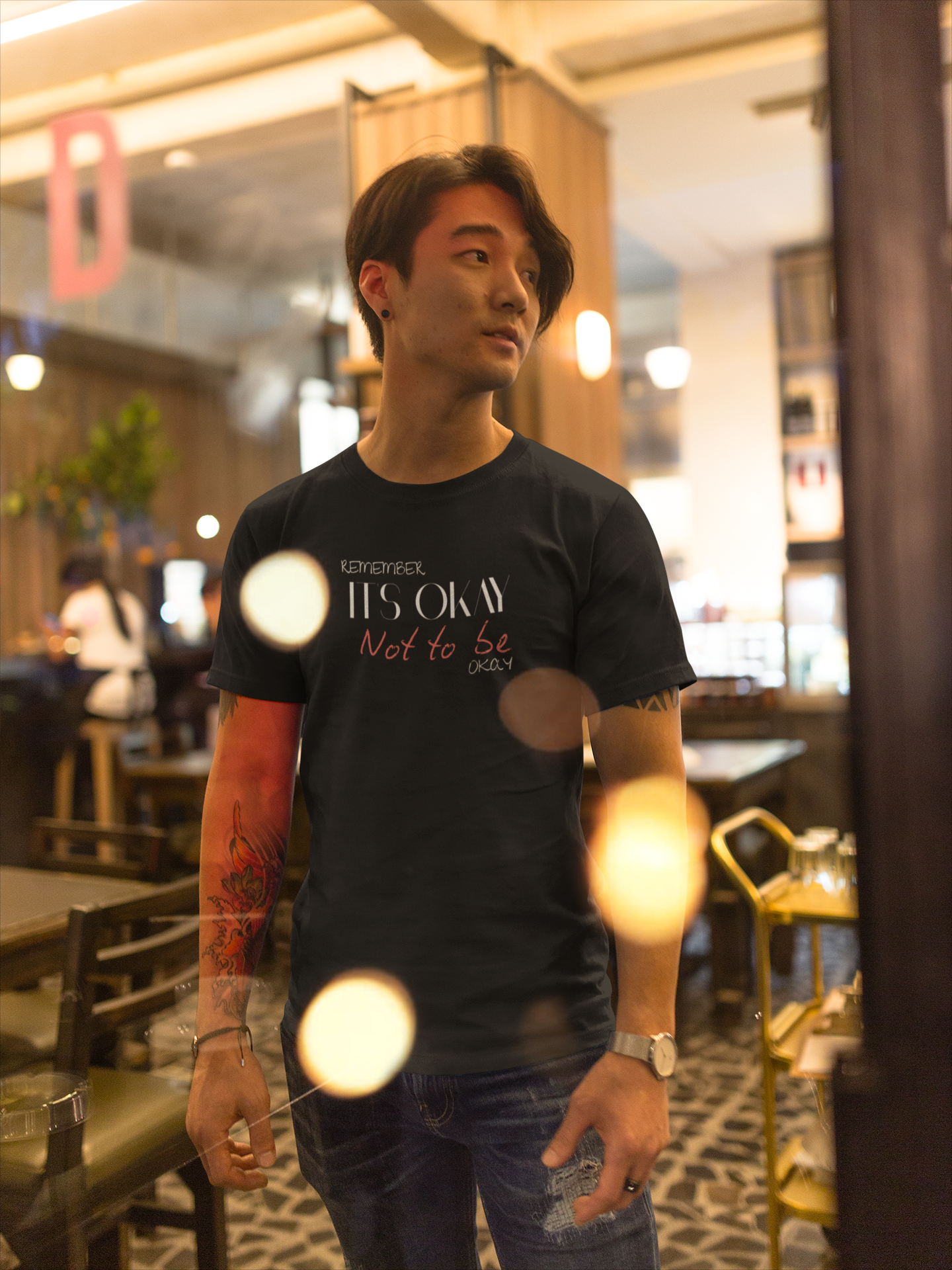 Motivational Unisex T-Shirt It's Ok to Not Be Ok