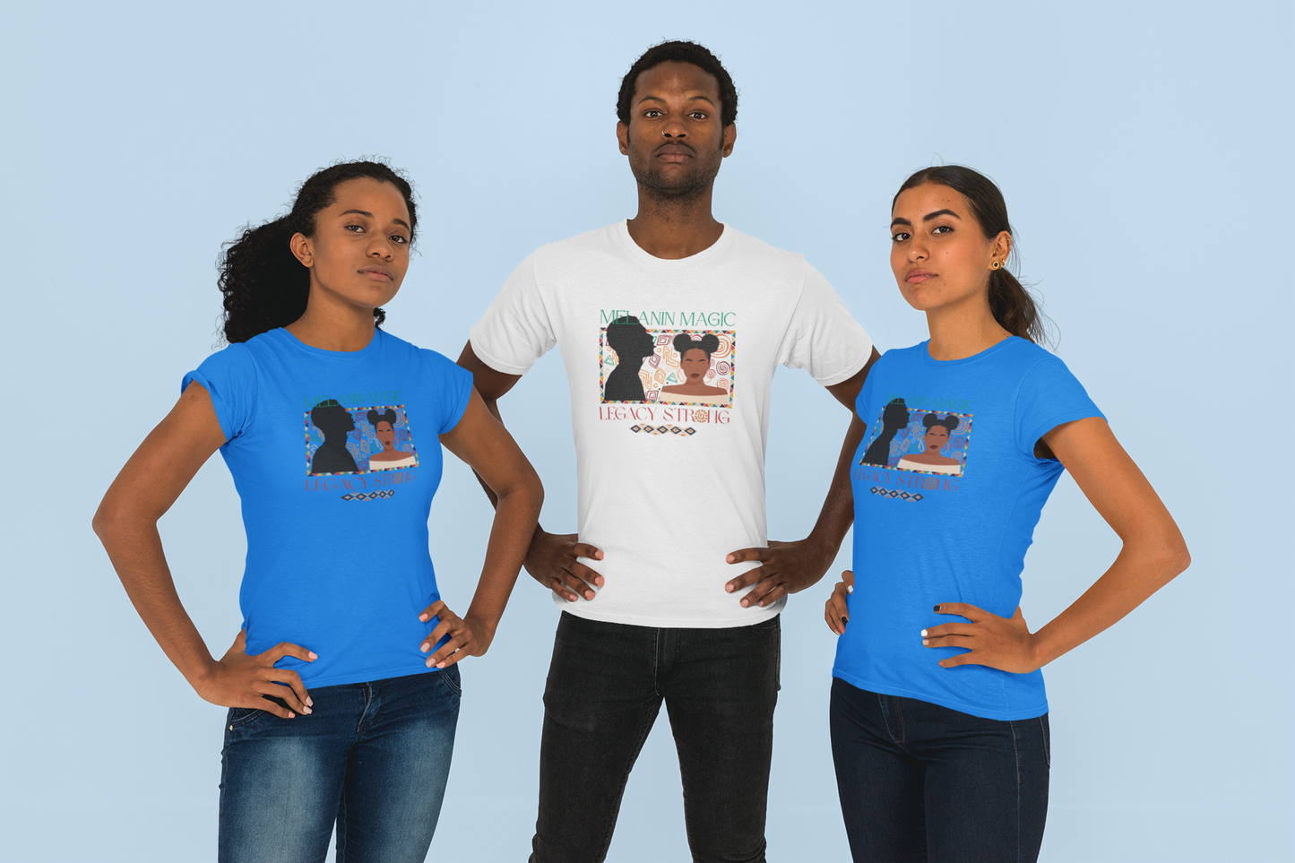 Melanin Magic Unisex T-Shirt, Afrocentric Tee, Black History Month, Cultural Pride Apparel, Gift for Her, Softstyle Fashion