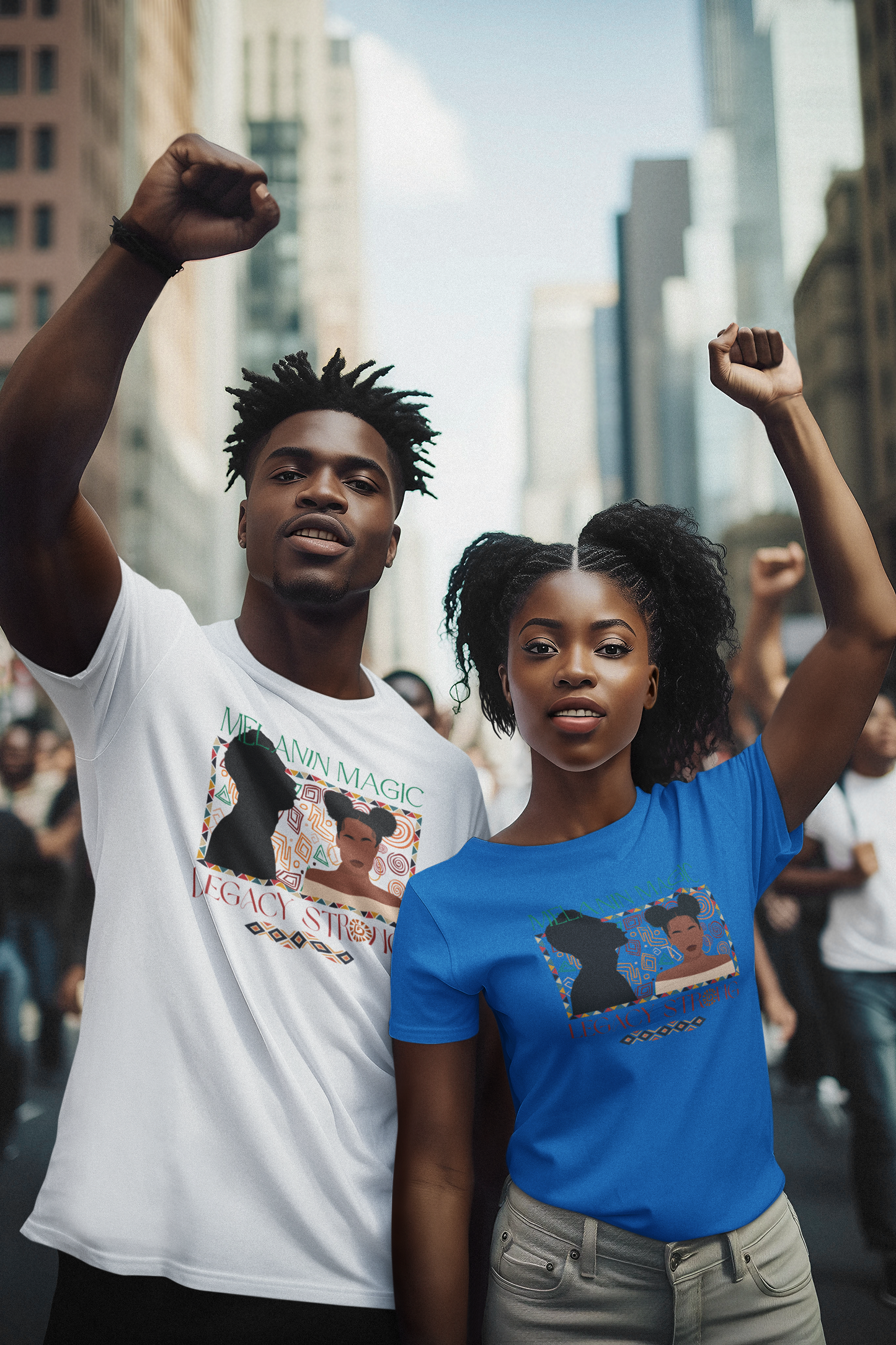 Melanin Magic Unisex T-Shirt, Afrocentric Tee, Black History Month, Cultural Pride Apparel, Gift for Her, Softstyle Fashion