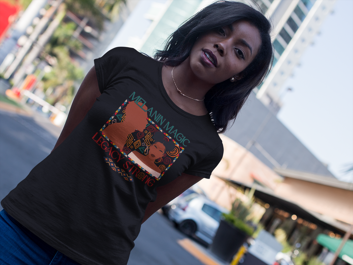 Melanin Magic Unisex T-Shirt, Cultural Pride Tee, Legacy Strong Graphic Tee, Gift for Celebrations, Inclusive Fashion