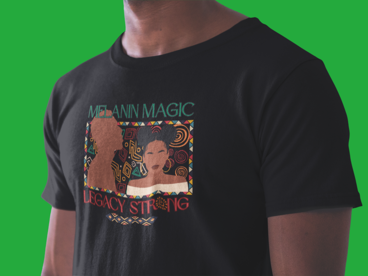 Melanin Magic Unisex T-Shirt, Cultural Pride Tee, Legacy Strong Graphic Tee, Gift for Celebrations, Inclusive Fashion