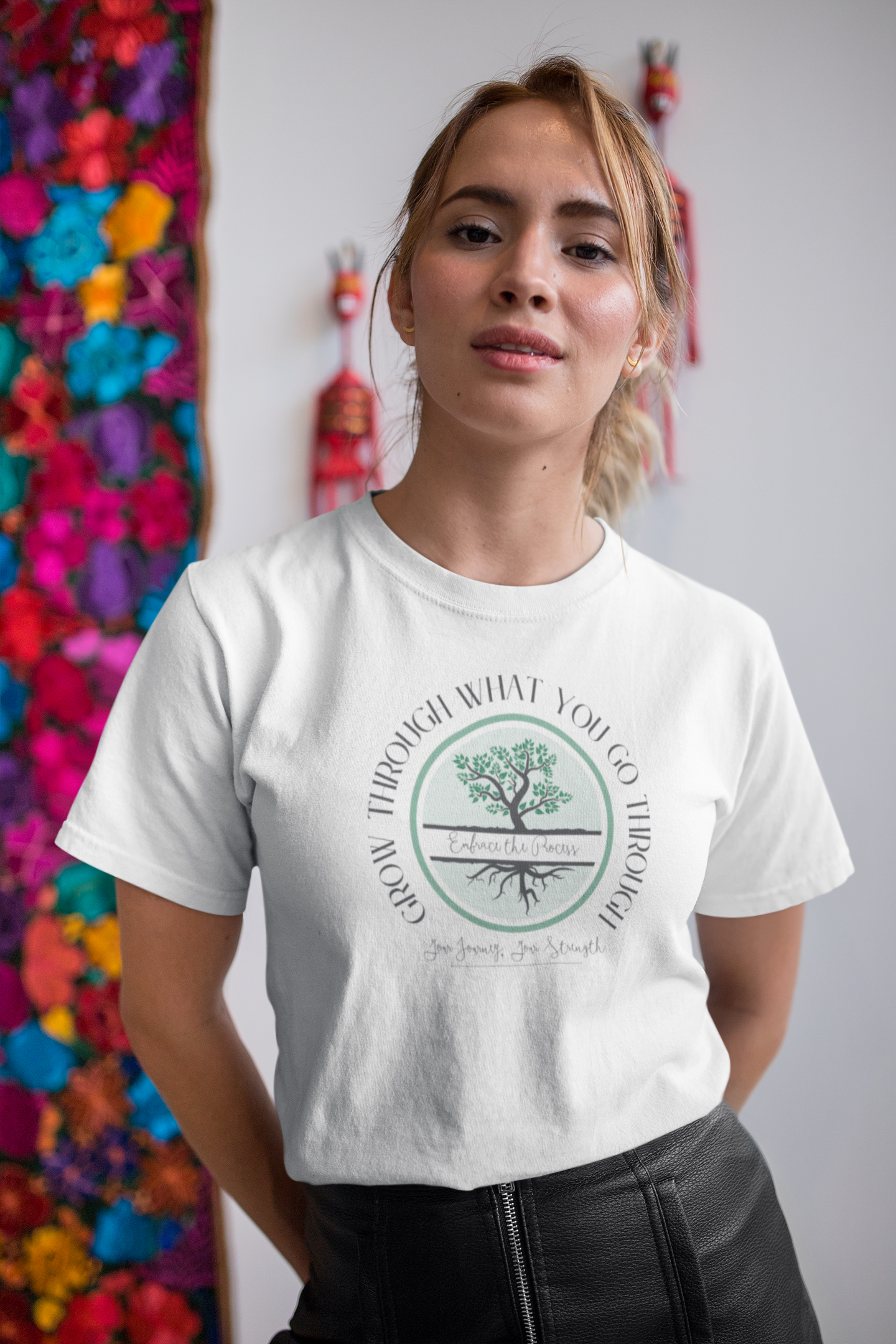 Motivational Unisex T-Shirt Embrace the Process and Grow Through What You Go Through