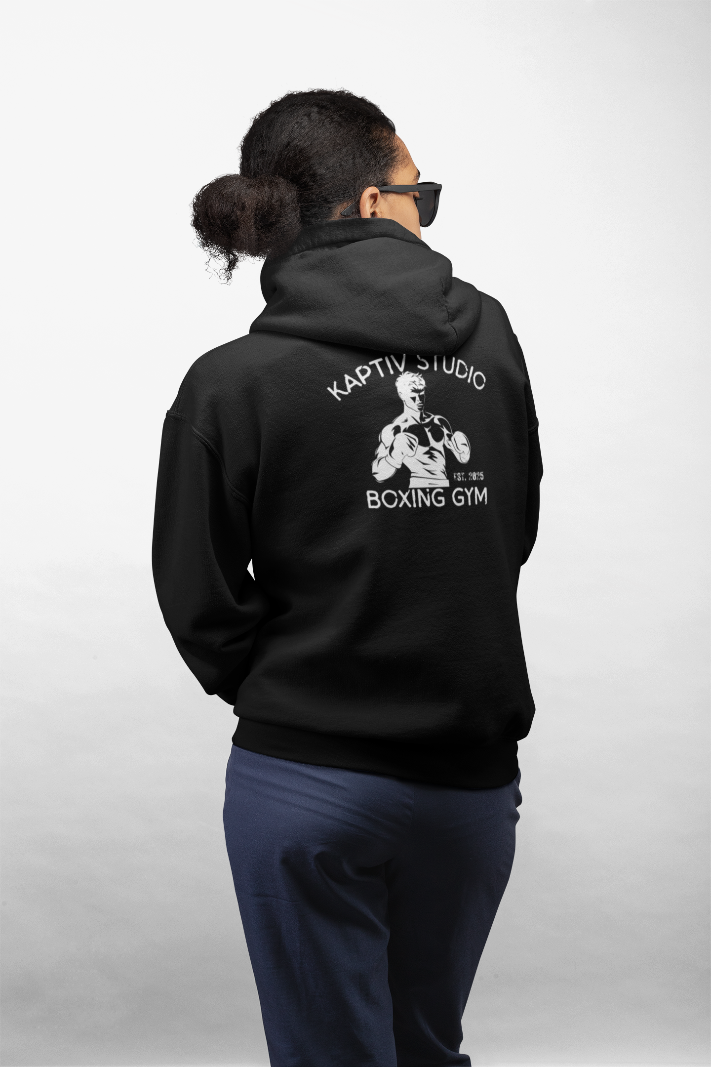 Kaptiv Studio Boxing Gym Hoodie - Unisex Heavy Blend™ Sweatshirt, Fitness Apparel, Workout Hoodie, Boxing Gifts, Gym Clothing