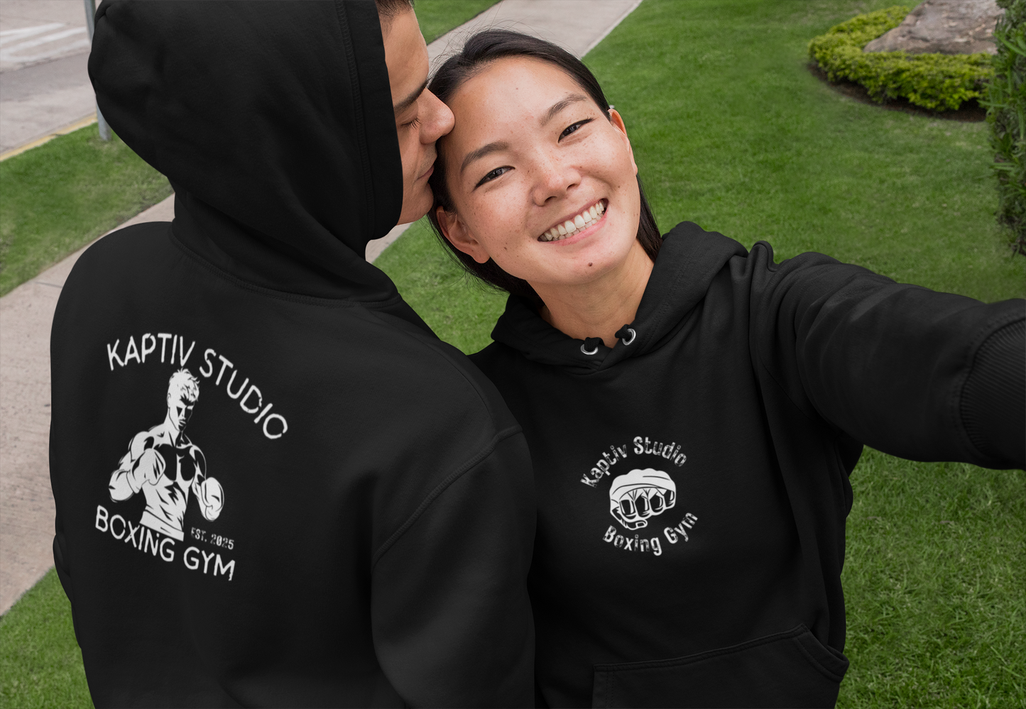 Kaptiv Studio Boxing Gym Hoodie - Unisex Heavy Blend™ Sweatshirt, Fitness Apparel, Workout Hoodie, Boxing Gifts, Gym Clothing