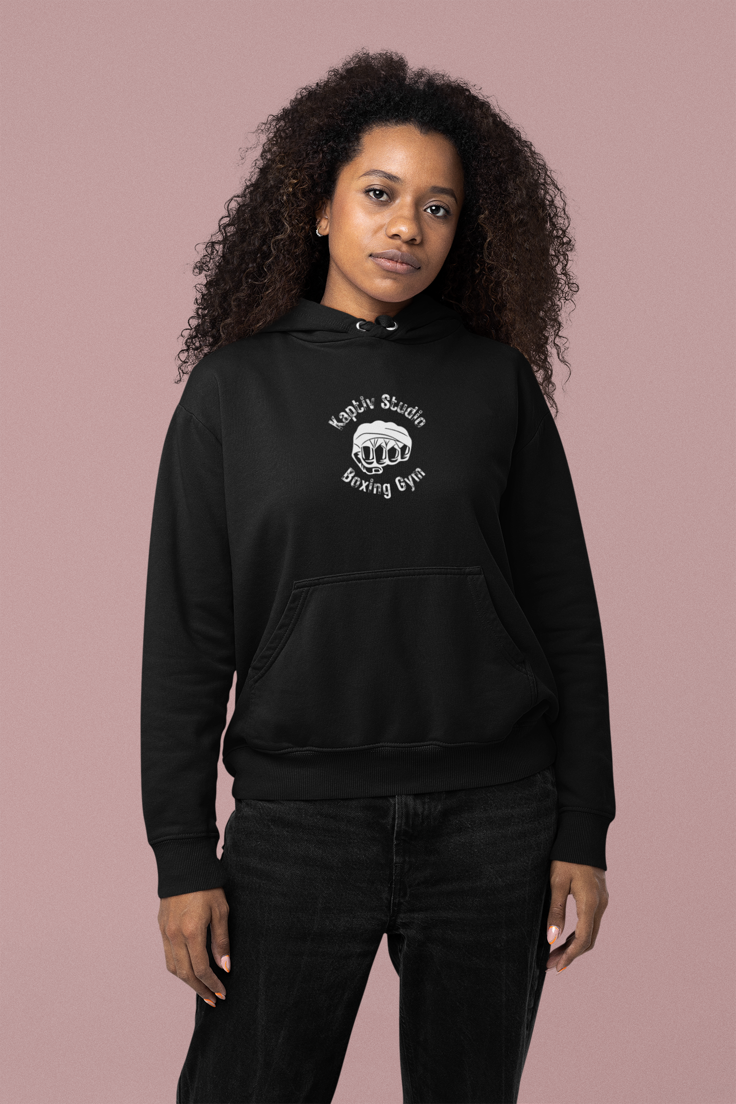 Kaptiv Studio Boxing Gym Hoodie - Unisex Heavy Blend™ Sweatshirt, Fitness Apparel, Workout Hoodie, Boxing Gifts, Gym Clothing