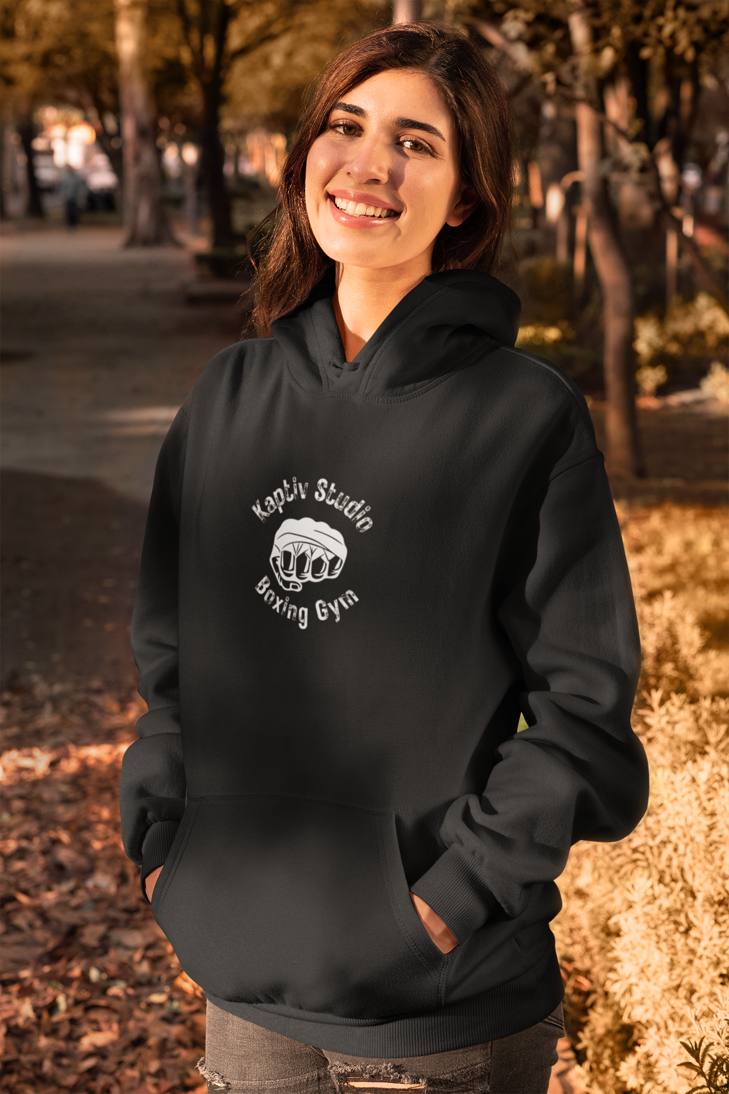 Kaptiv Studio Boxing Gym Hoodie - Unisex Heavy Blend™ Sweatshirt, Fitness Apparel, Workout Hoodie, Boxing Gifts, Gym Clothing