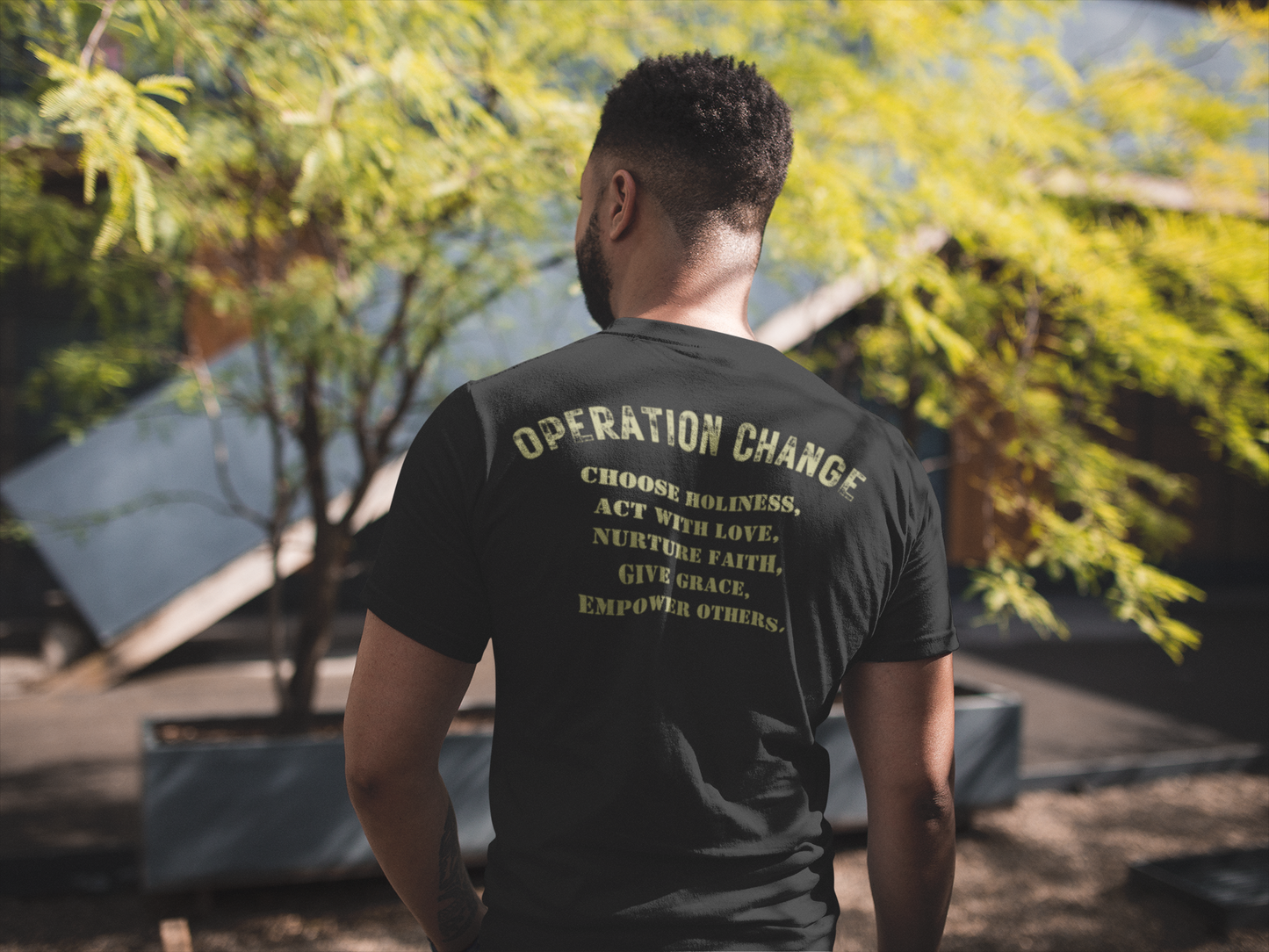 Operation Change Inspirational T-Shirt | Unisex Fashion Tee, Motivational Gift, Spiritual Apparel, Casual Wear, Everyday Reminder