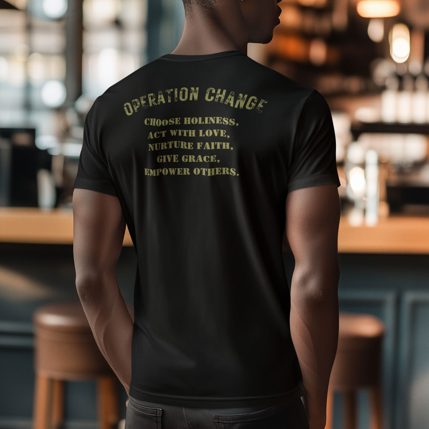 Operation Change Inspirational T-Shirt | Unisex Fashion Tee, Motivational Gift, Spiritual Apparel, Casual Wear, Everyday Reminder